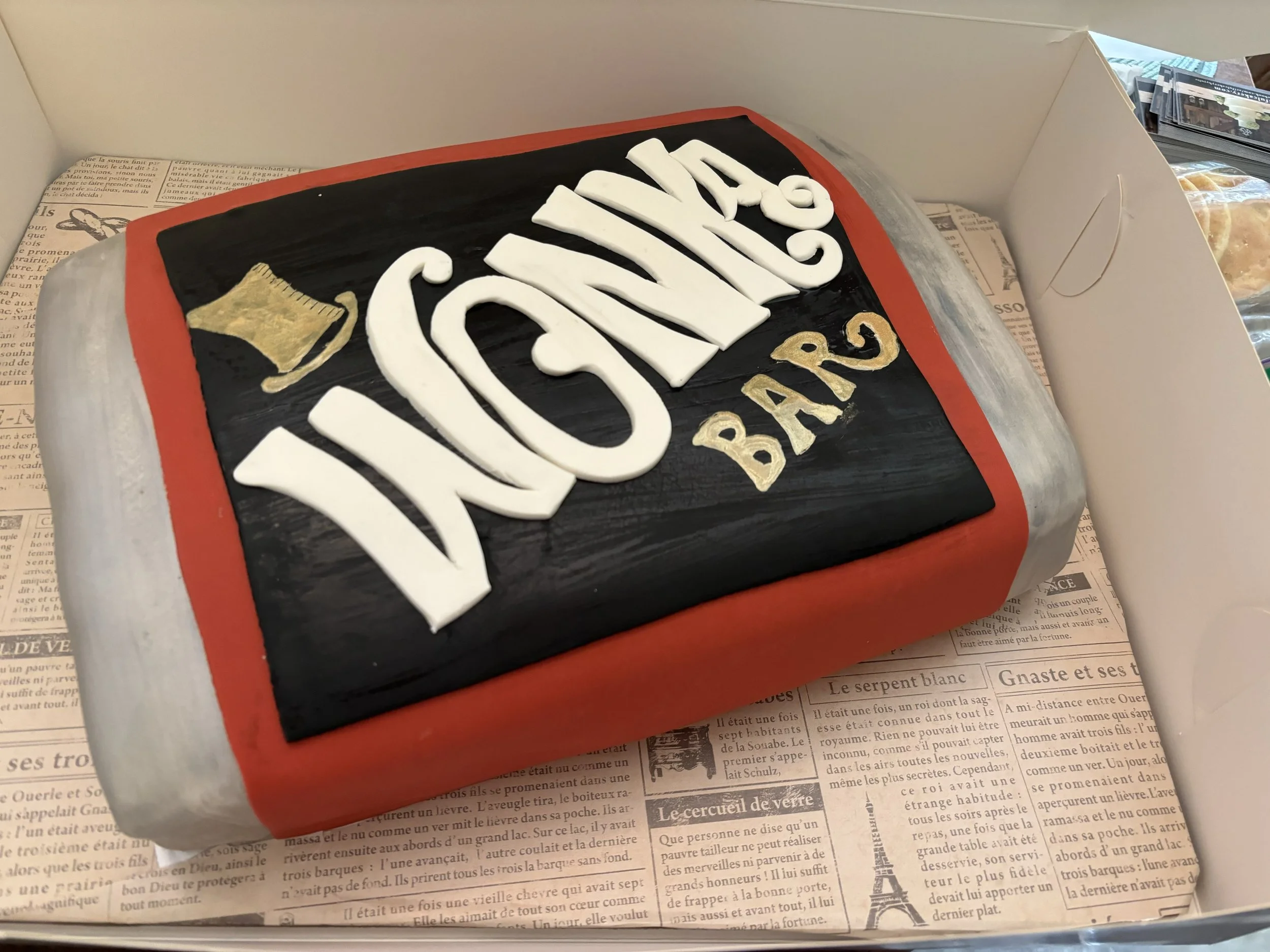 Wonka chocolate bar with a golden ticket inside