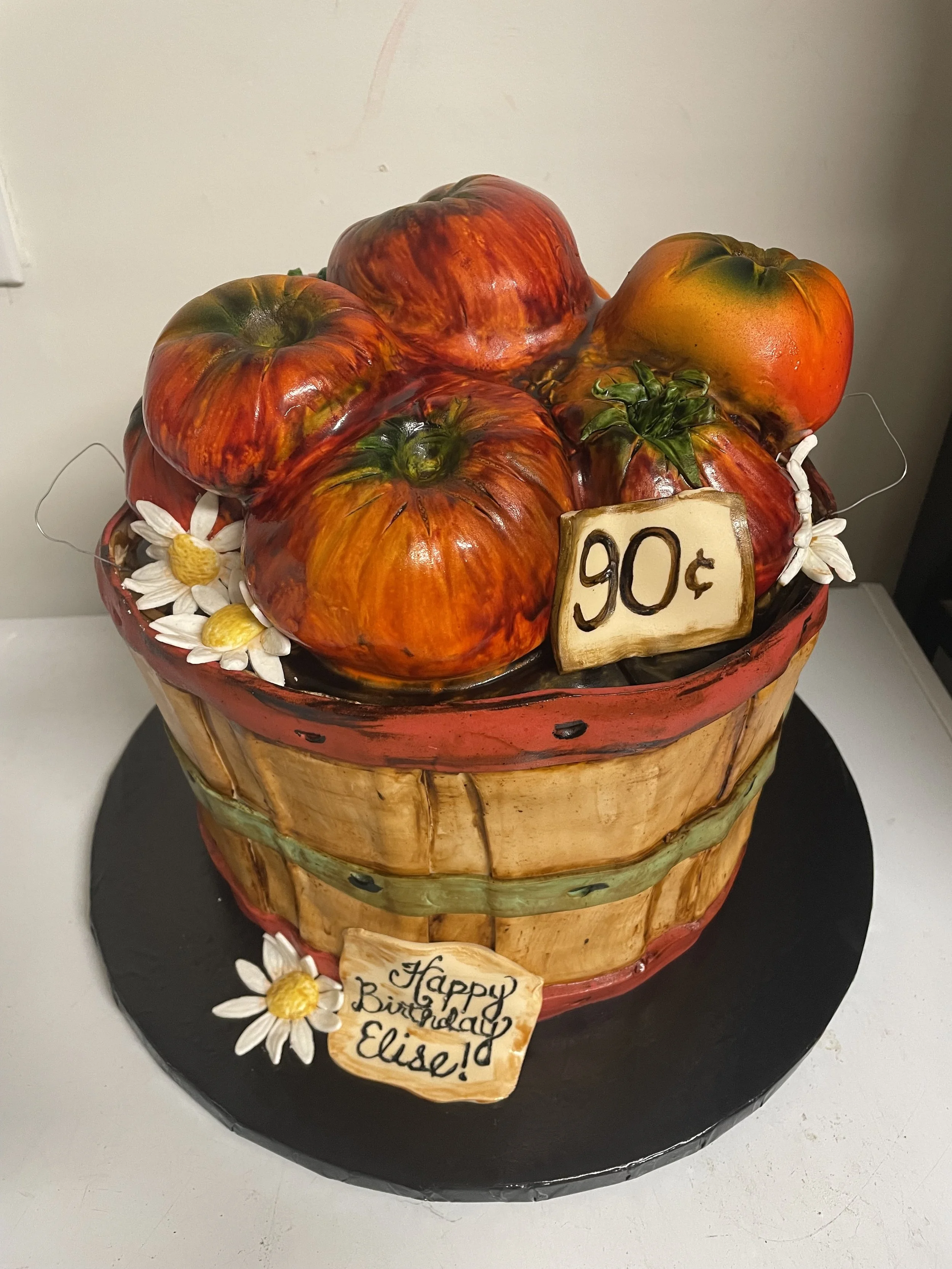 Bushel of tomatoes cake