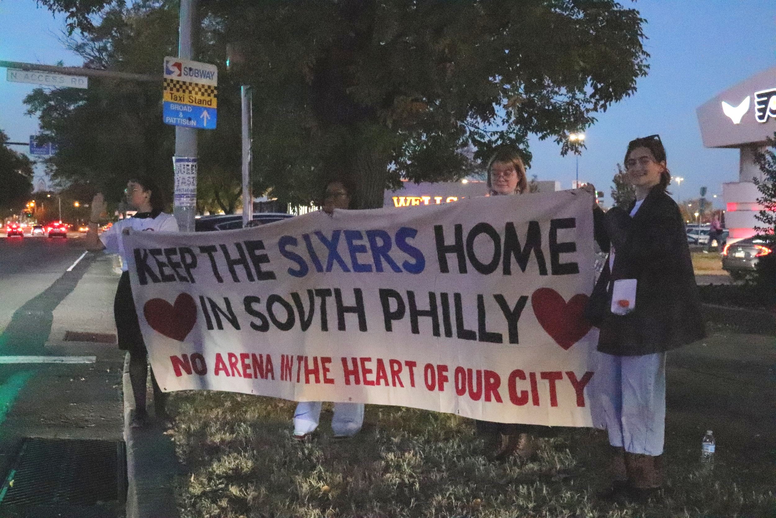 NO ARENA TAILGATE, PHILADELPHIA 76ers STADIUM
