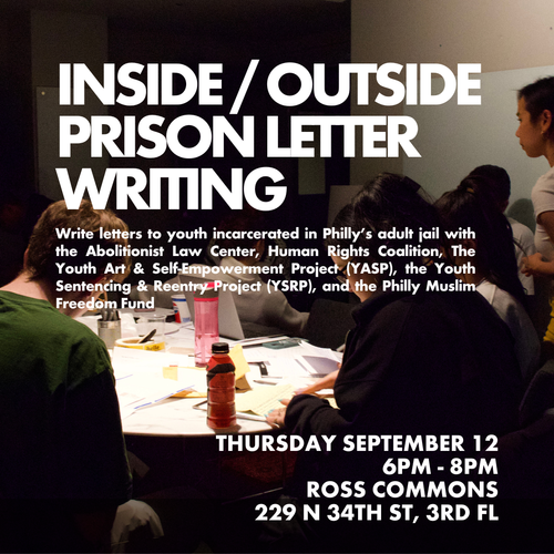 INSIDE / OUTSIDE LETTER WRITING — WRITERS ROOM