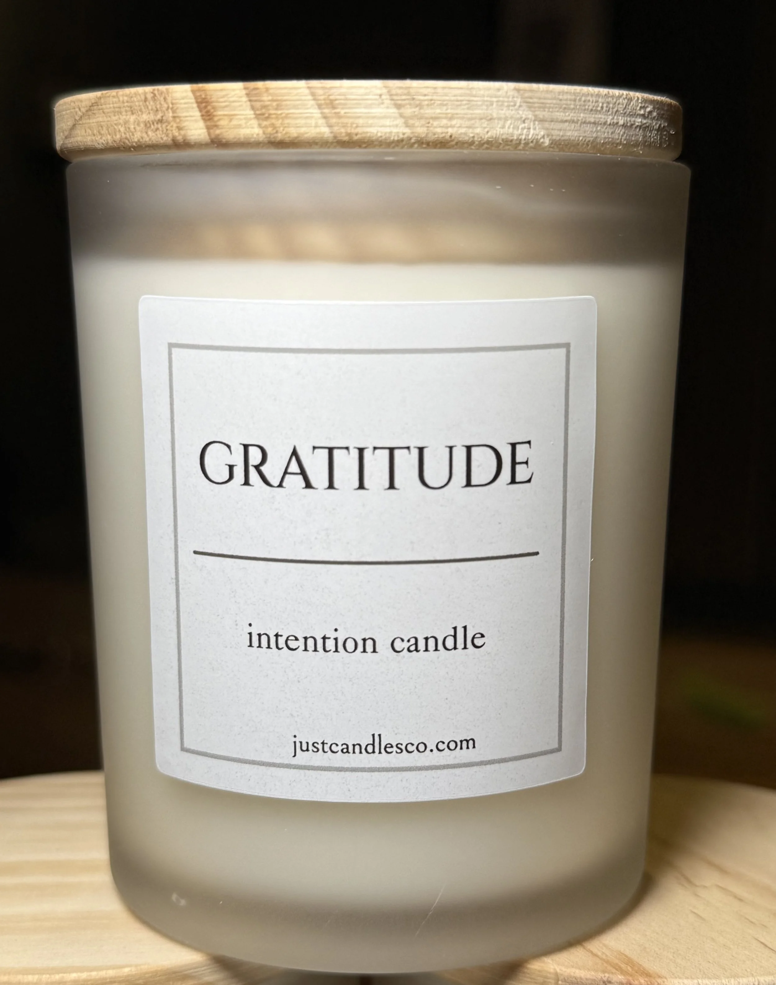 Gratitude Intention Candle