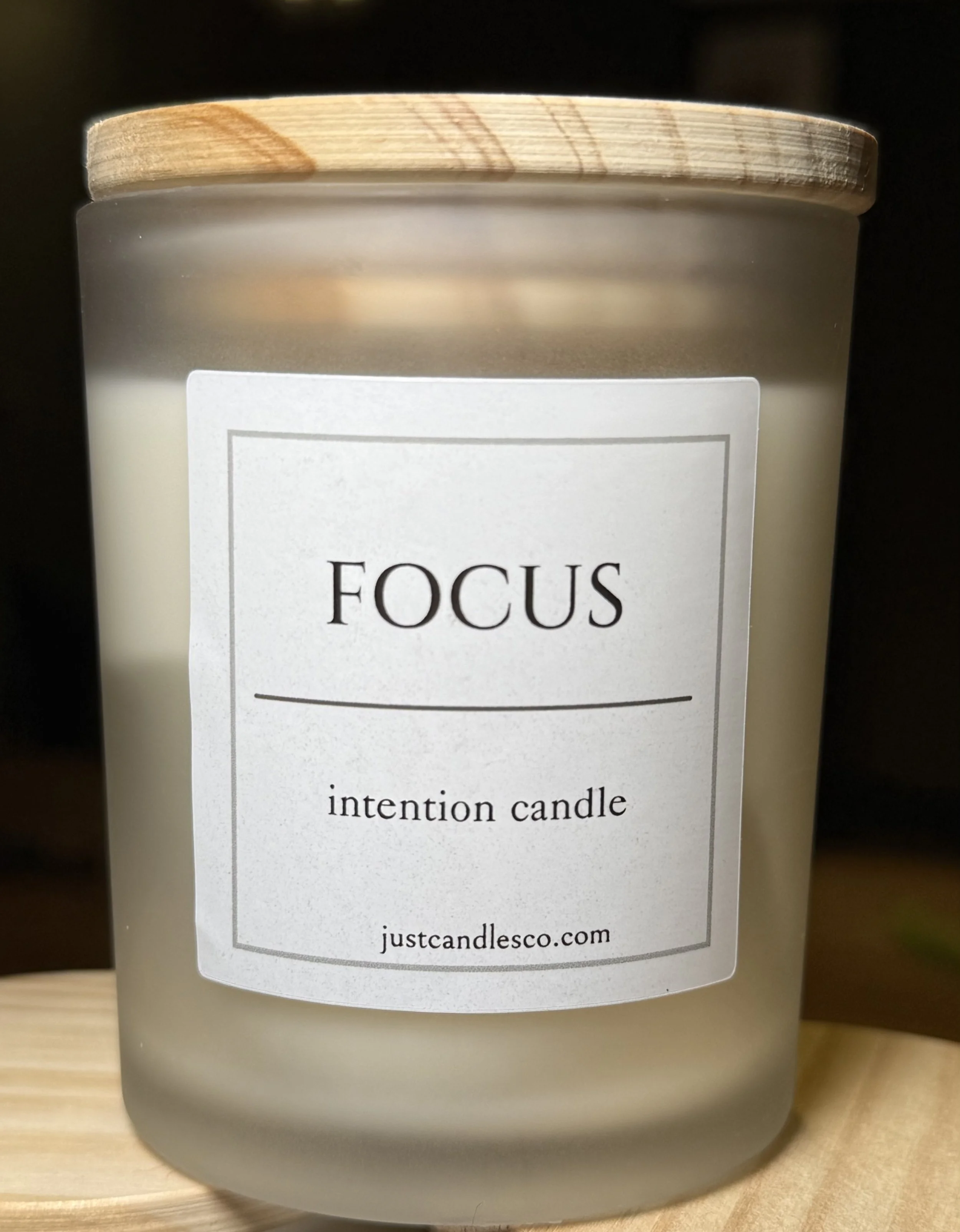 Focus Intention Candle