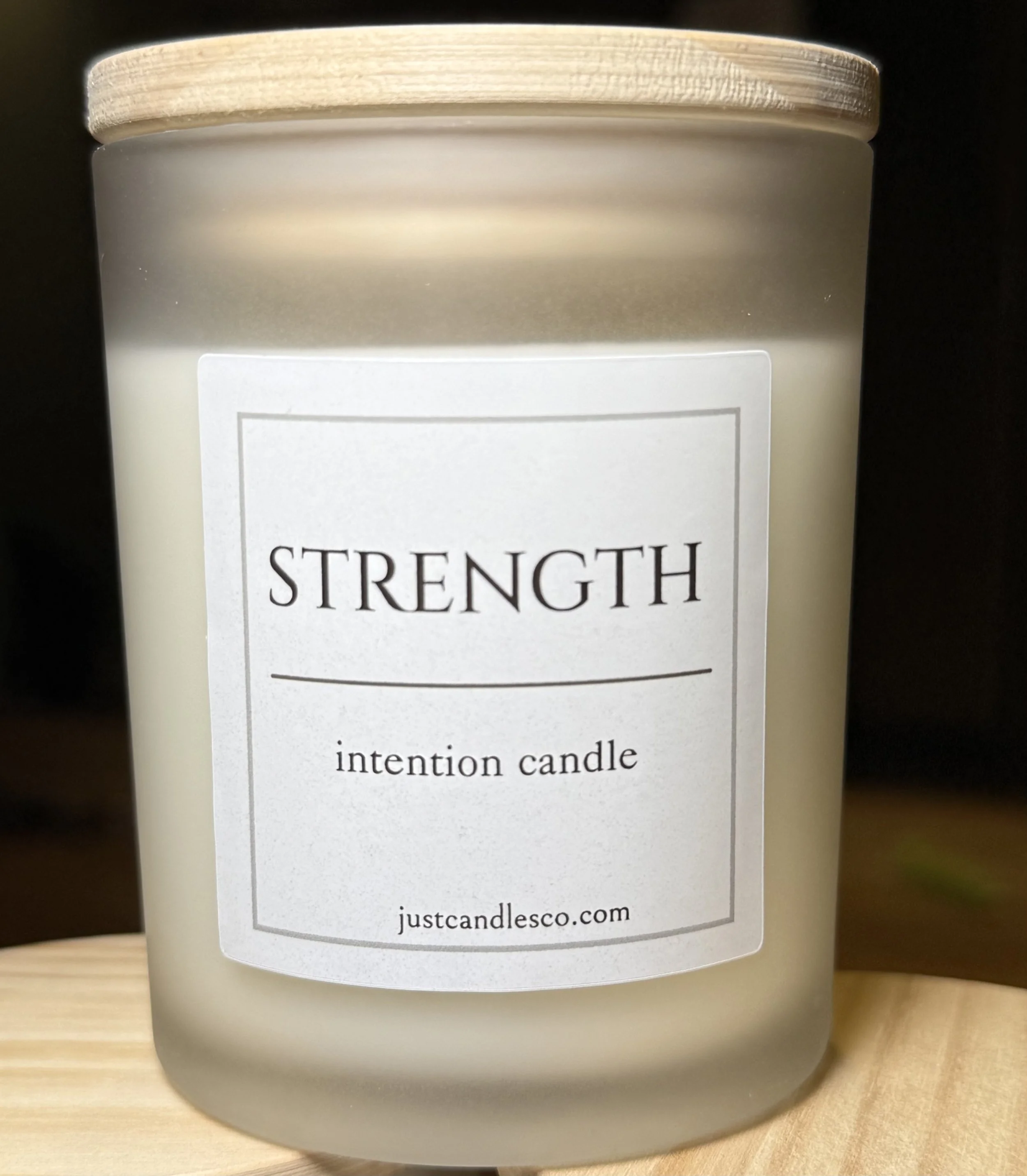 Strength Intention Candle