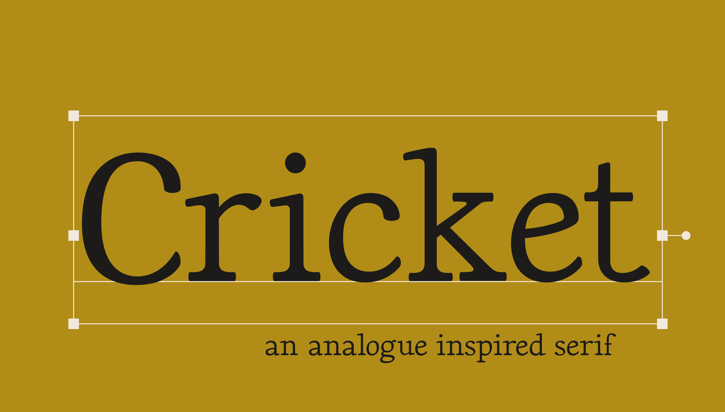 Cricket Typeface