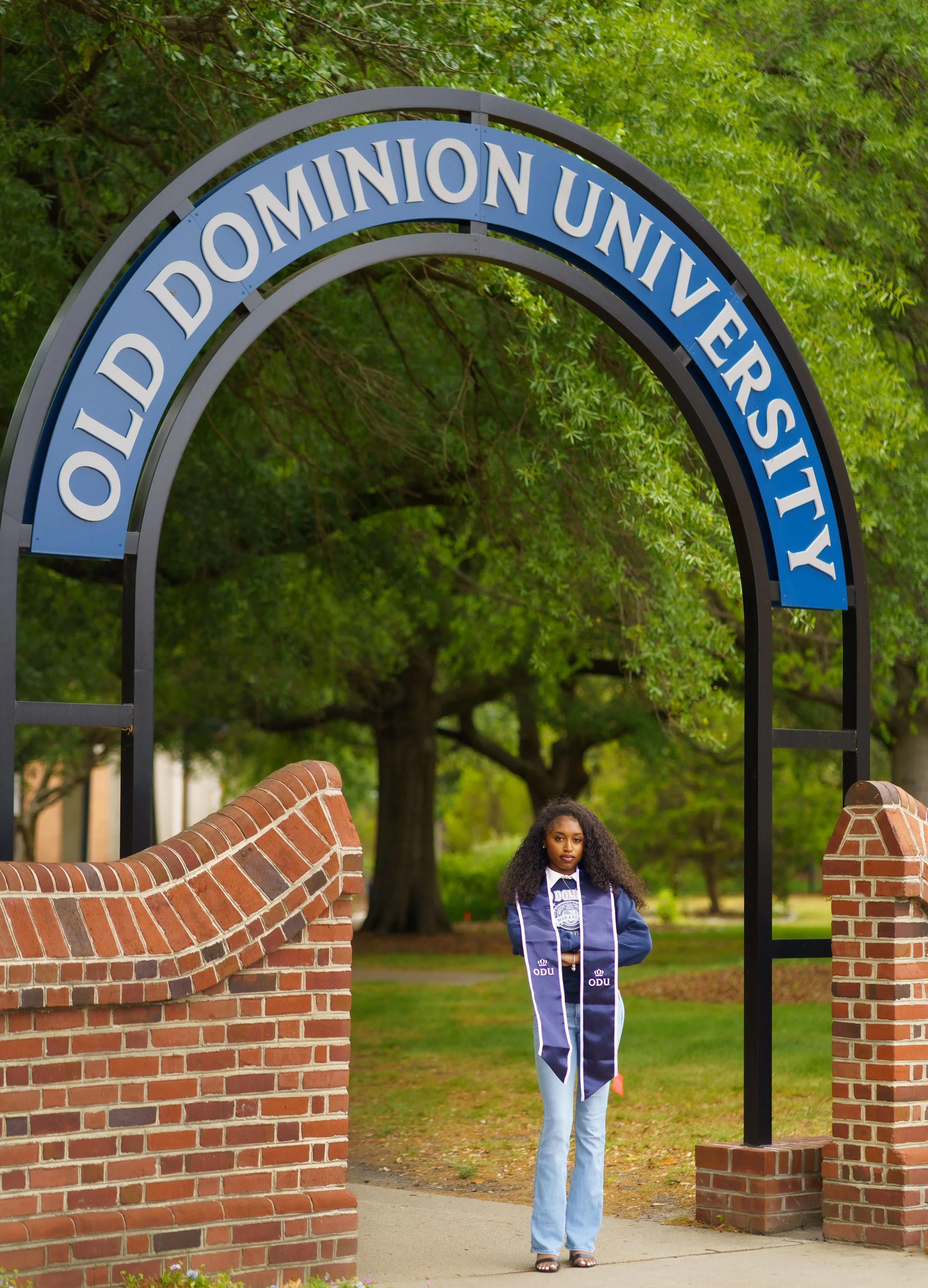 Old Dominion Graduation Shoot Sign