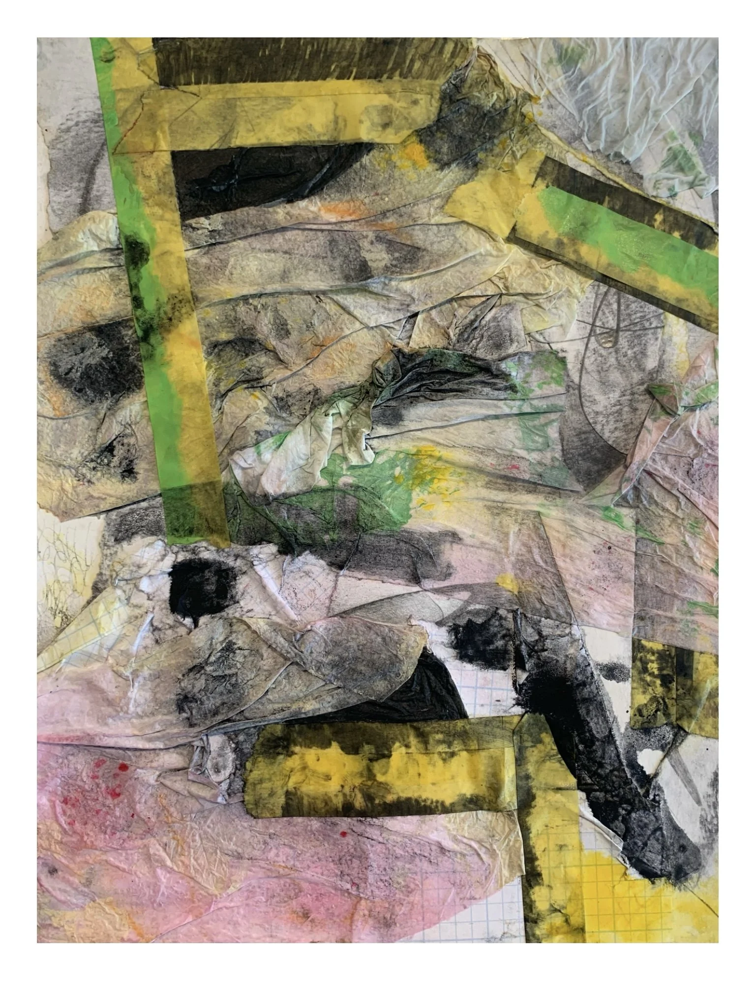 Liberation
14 x 11 inches,
Acrylic, charcoal, pencil, collage on paper