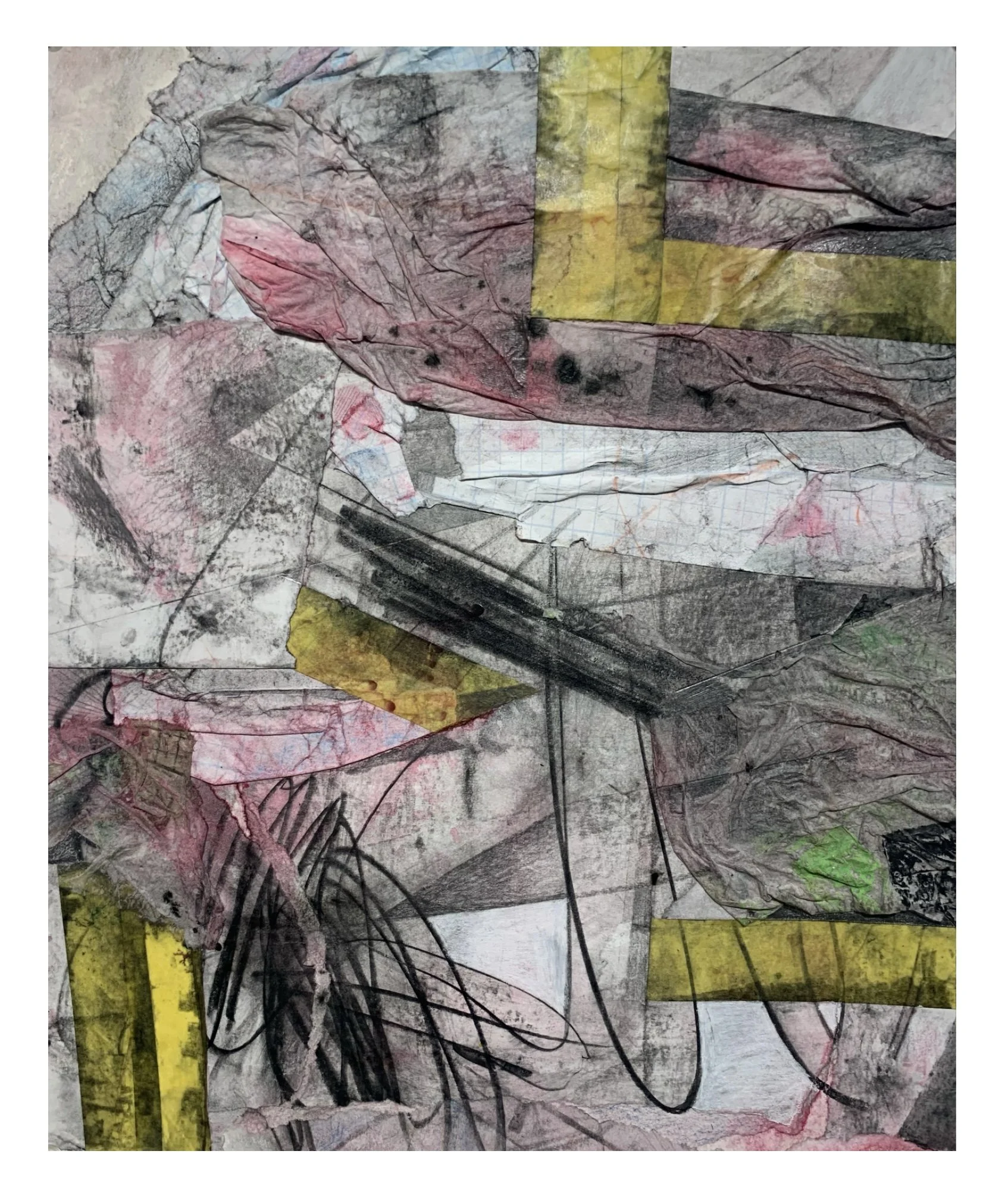 Test of time,
14 x 11 inches,
Acrylic, charcoal, pencil, collage, on paper