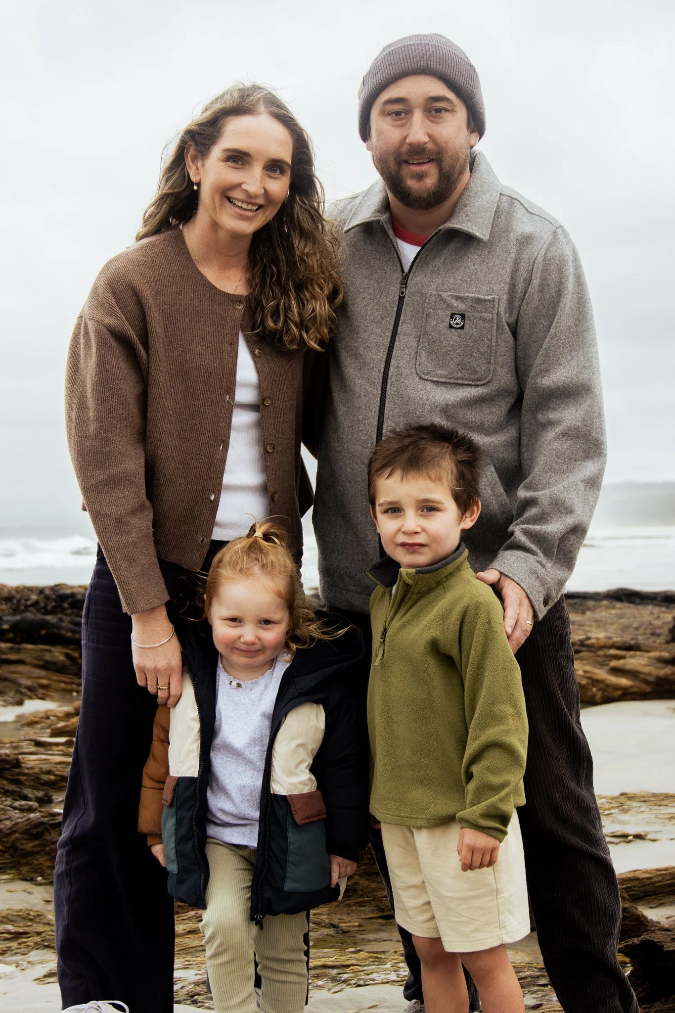 Family Mini Session, Bright beach