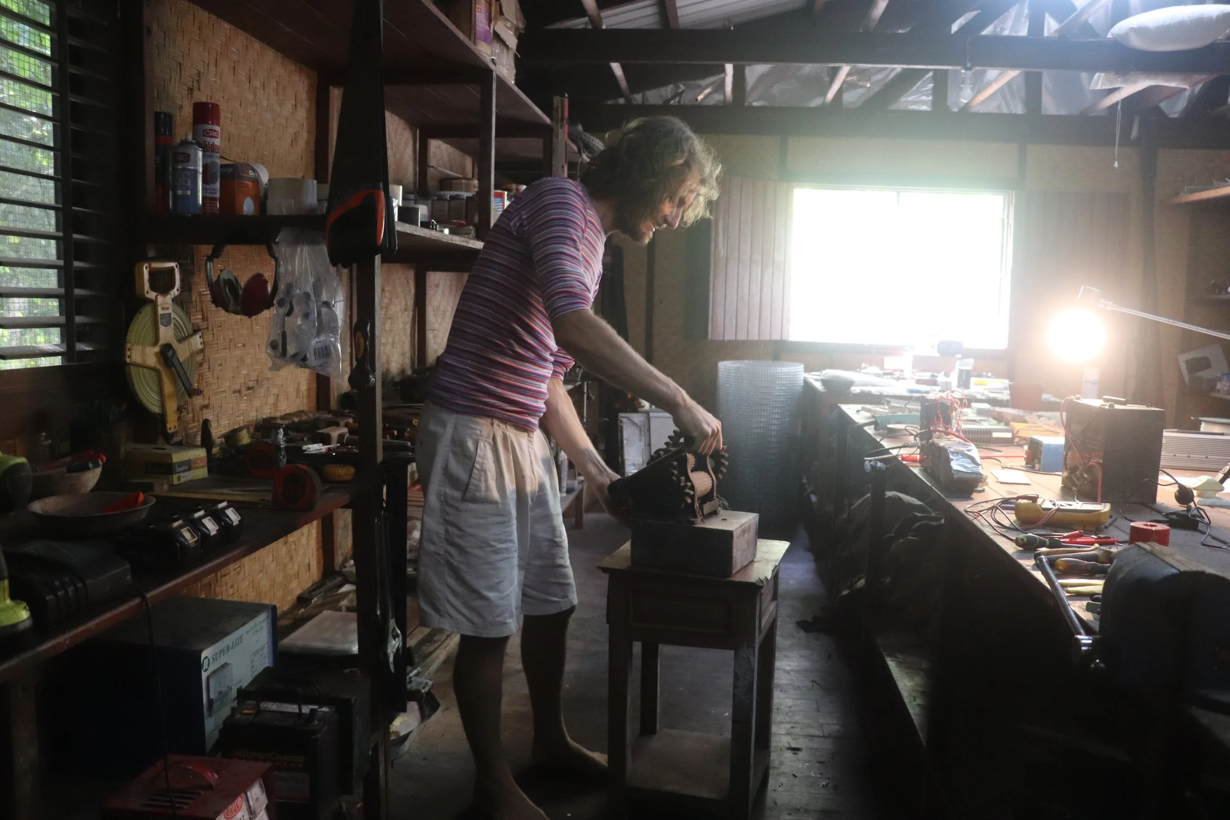 workshop in off grid ecovillage