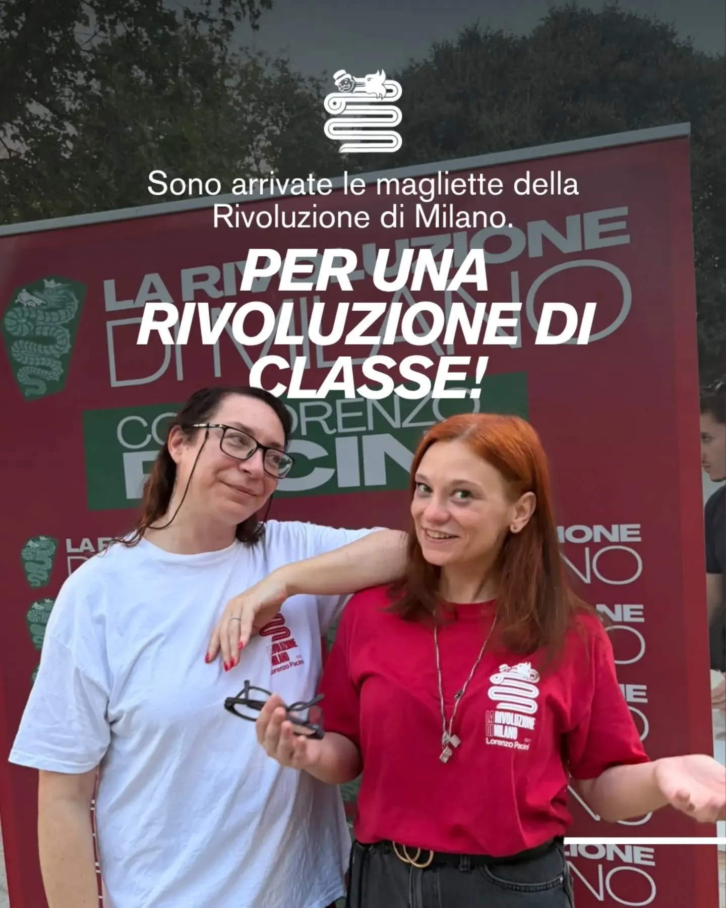 Fai una scelta di classe!

Compila il form e richiedi la tua maglietta della Rivoluzione di Milano.
👉 Link in bio e nelle storie