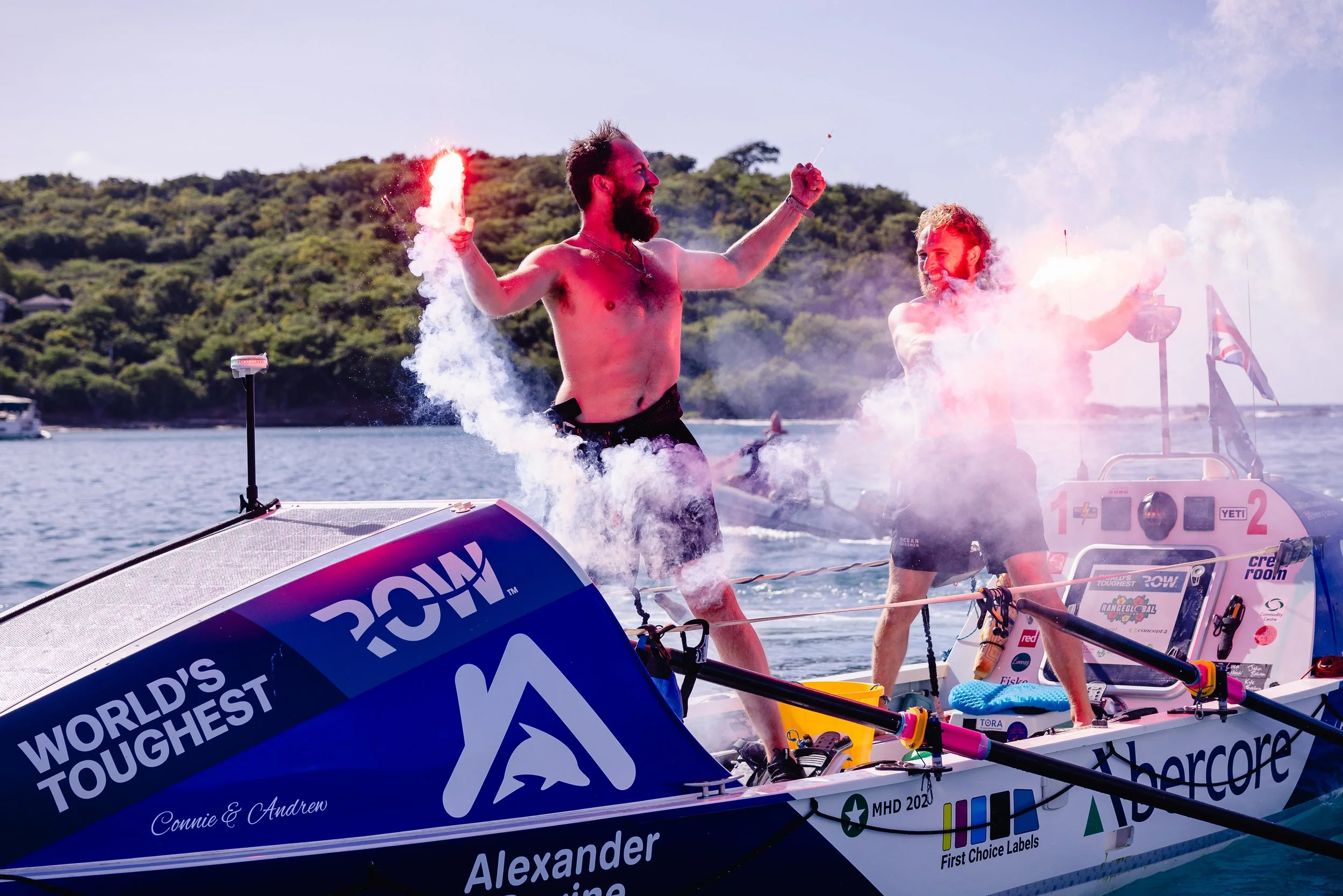 Ocean Oarsmen Ocean Rowing Team who were trained by The Ocean Rowing Academy