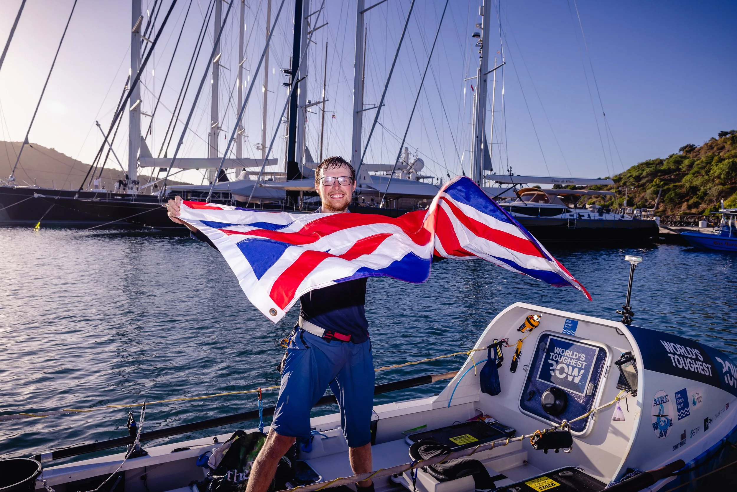 Jake Still. Ocean Rower who was trained by The Ocean Rowing Academy
