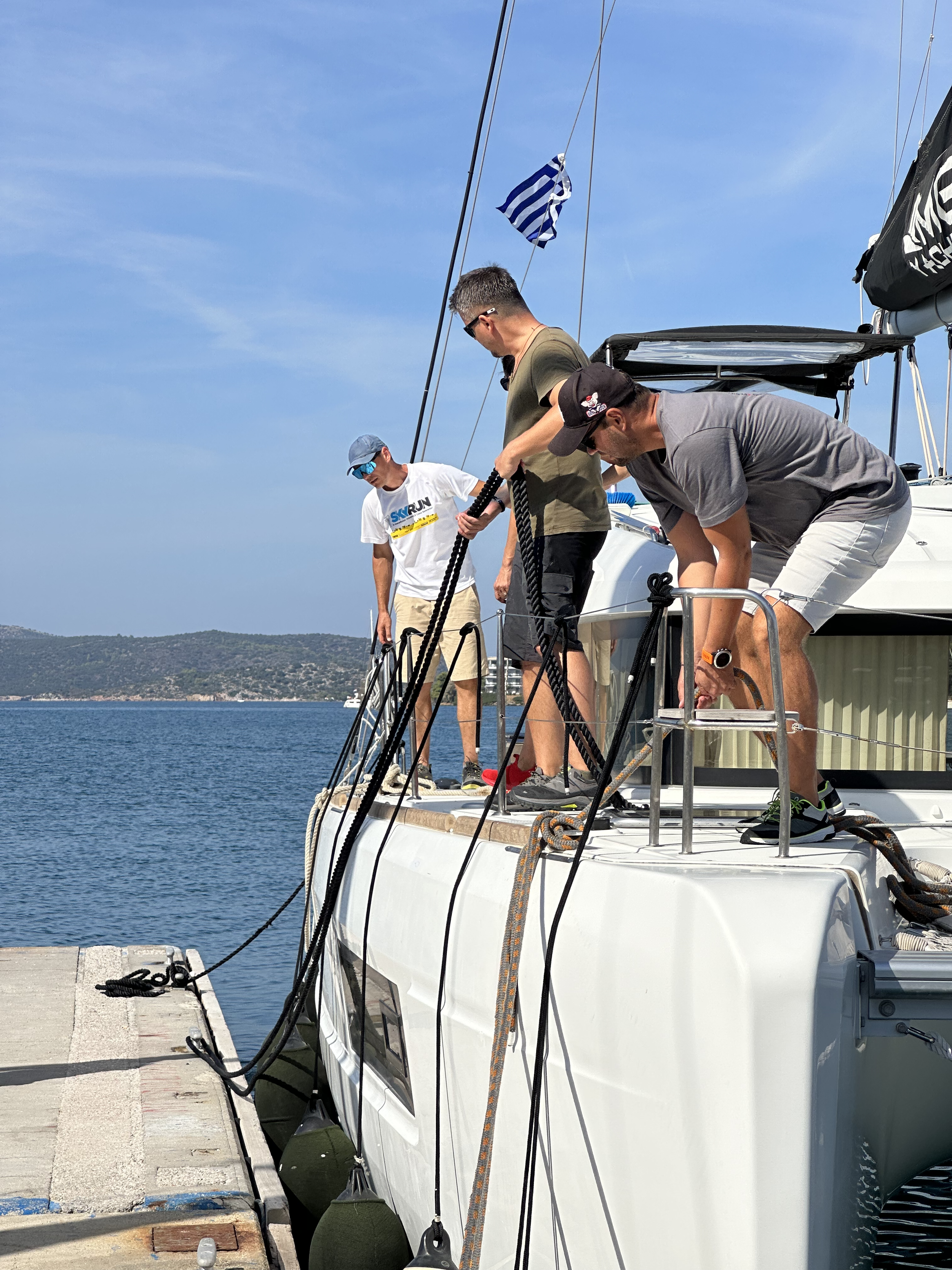 Anchoring and docking. Wider beam and twin hulls, baby! Forget about the bow-thruster and say hello to twin-engine fine-tuning control over the boat.