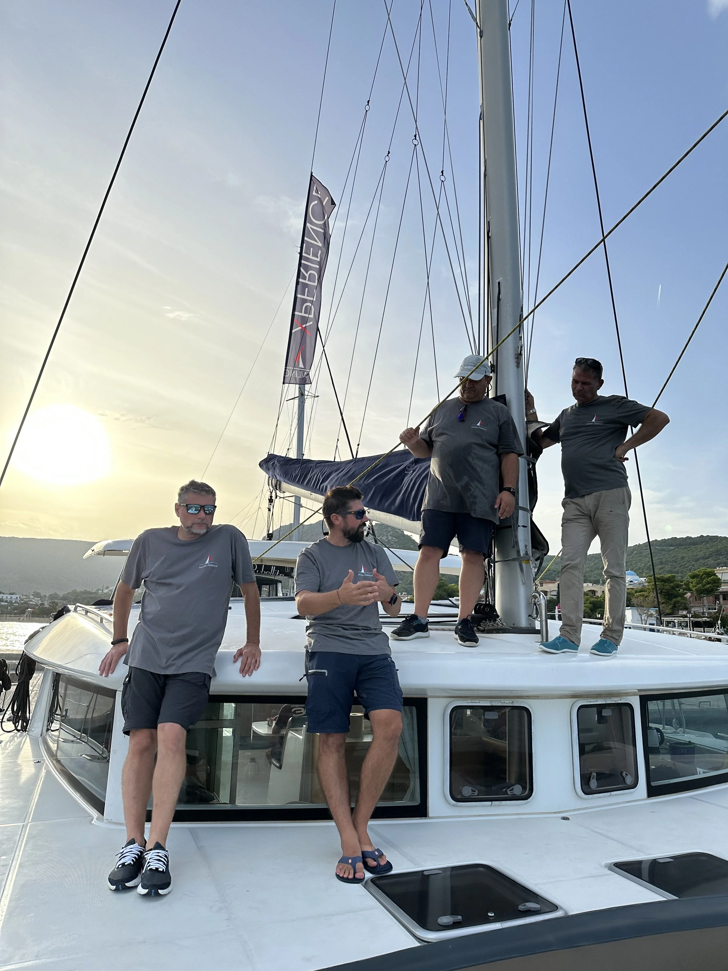 A skipper job. We’re scouting around for talented people to work as skippers, so prepare for that. At the end of the course will evaluate you and if you meet our requirements, check your calendar, you’ll be busy!