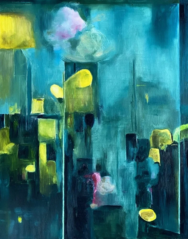 Abstract painting about cells