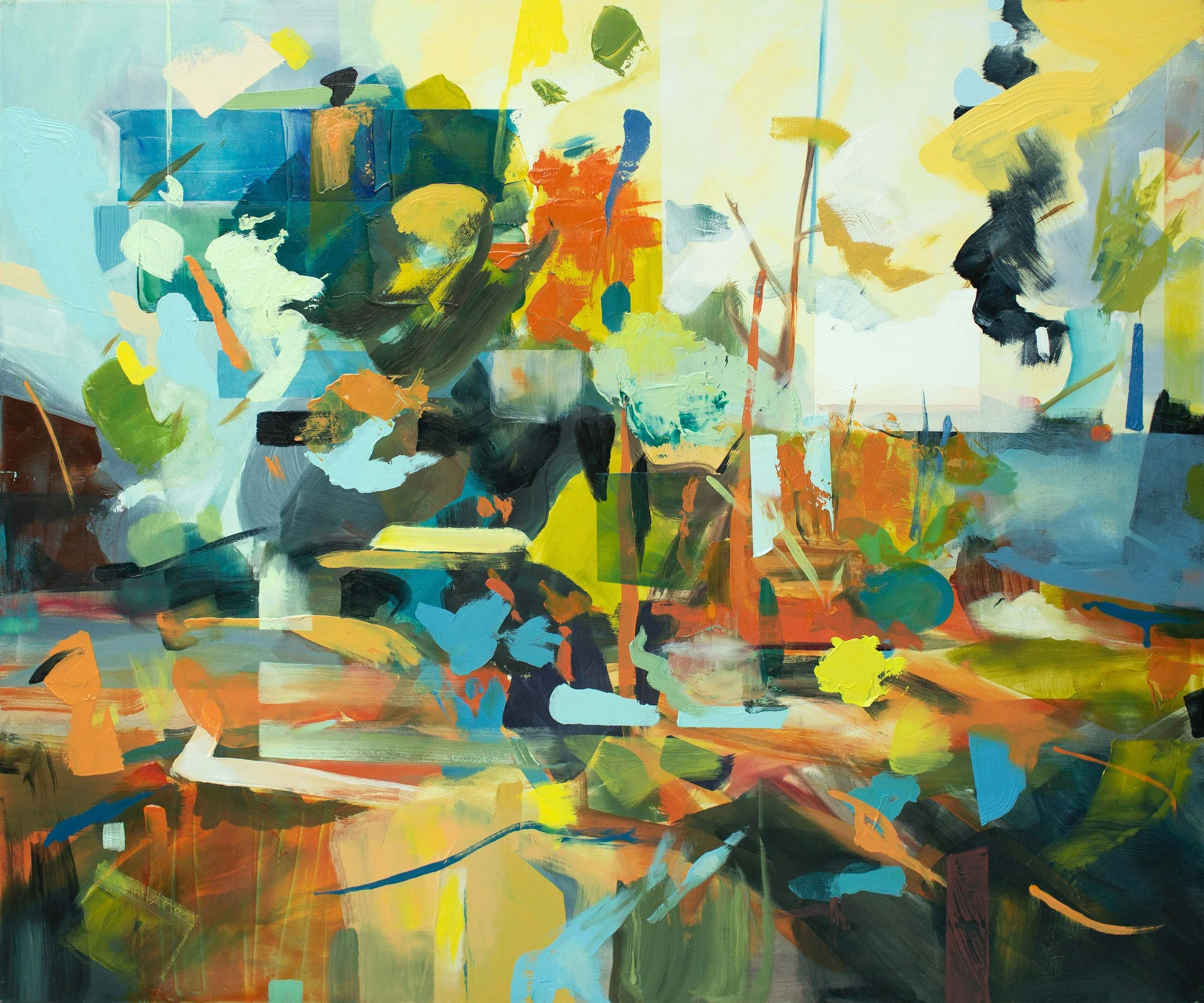 Abstract painting on Jeremiah
