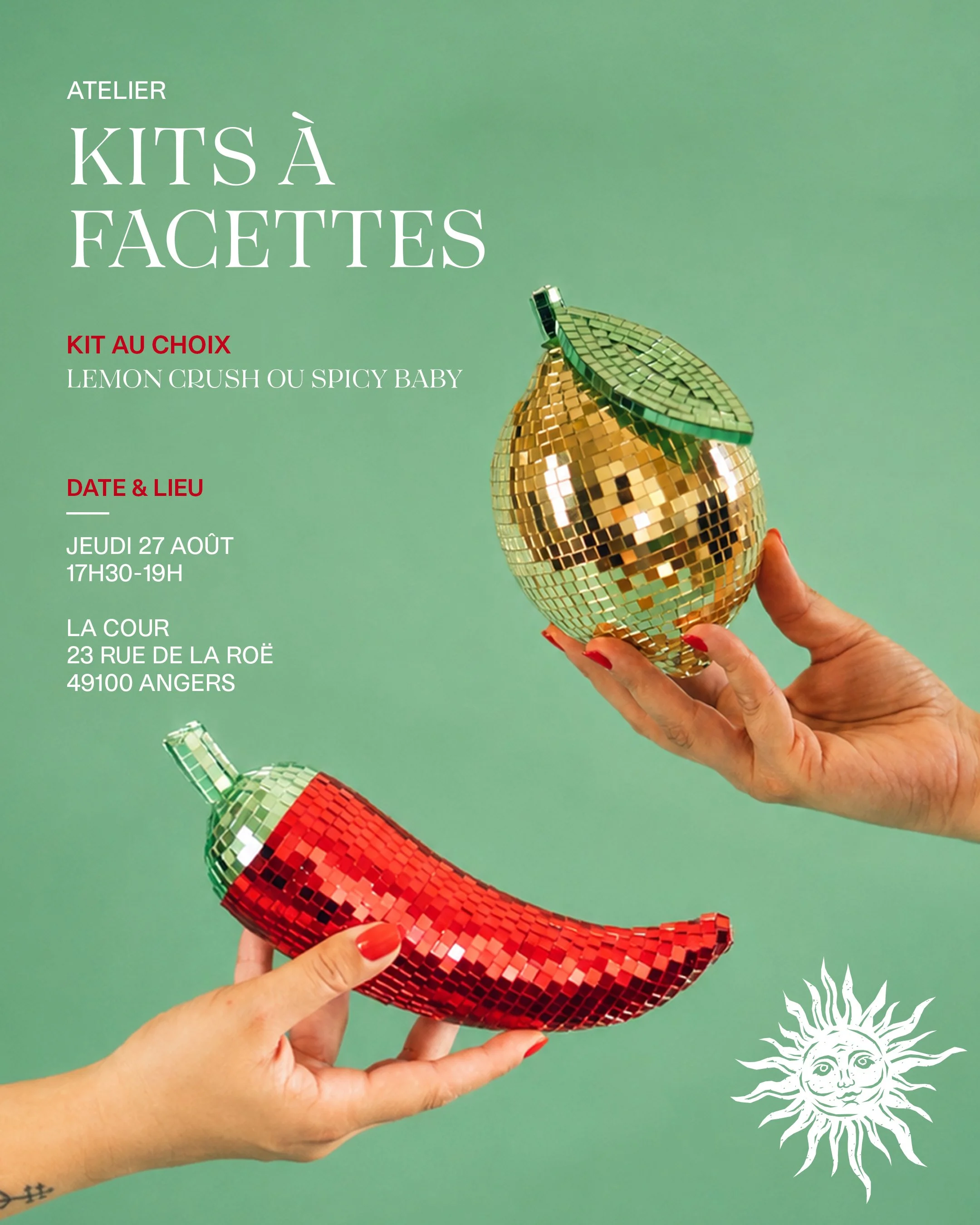 ATELIER FACETTES - ANGERS - Jeudi 27 août 2026