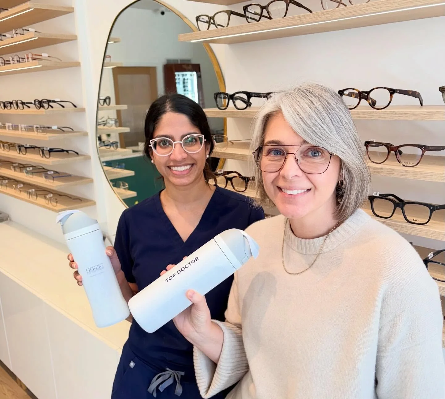 Thanks to our amazing partners at @herzigeyeinstitute for helping us care for our patients while keeping us hydrated! 👁️💧

#lasik #cataracts #eyecare #vision #optometry