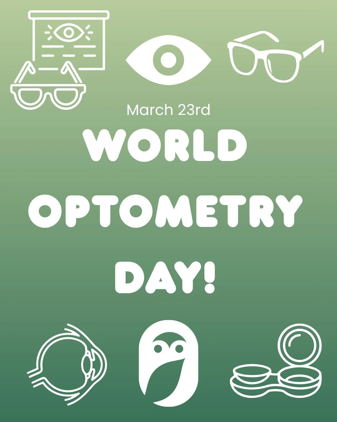 Happy World Optometry Day!

Keep your eyes happy and healthy by booking regular eye exams with one of our amazing optometrists! 👀👓

#worldoptometryday #optometry #eyecare