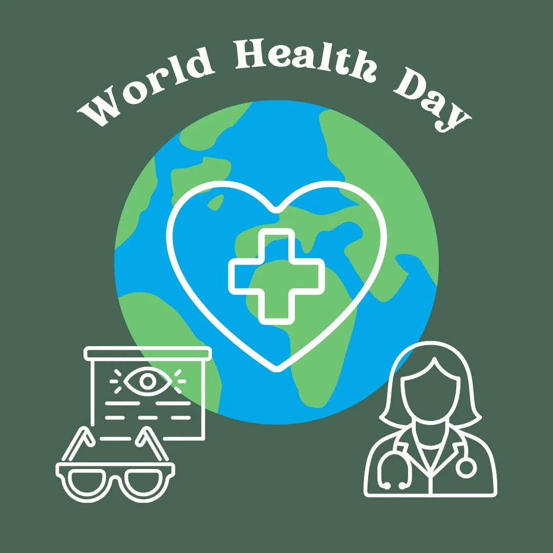 Today is World Health Day! 🌏

Remember to get regular appointments with your doctors and optometrists to check in on your health 👩&zwj;⚕️

Book your comprehensive eye health exam today!

#worldhealthday #eyehealth #worldhealthday2026