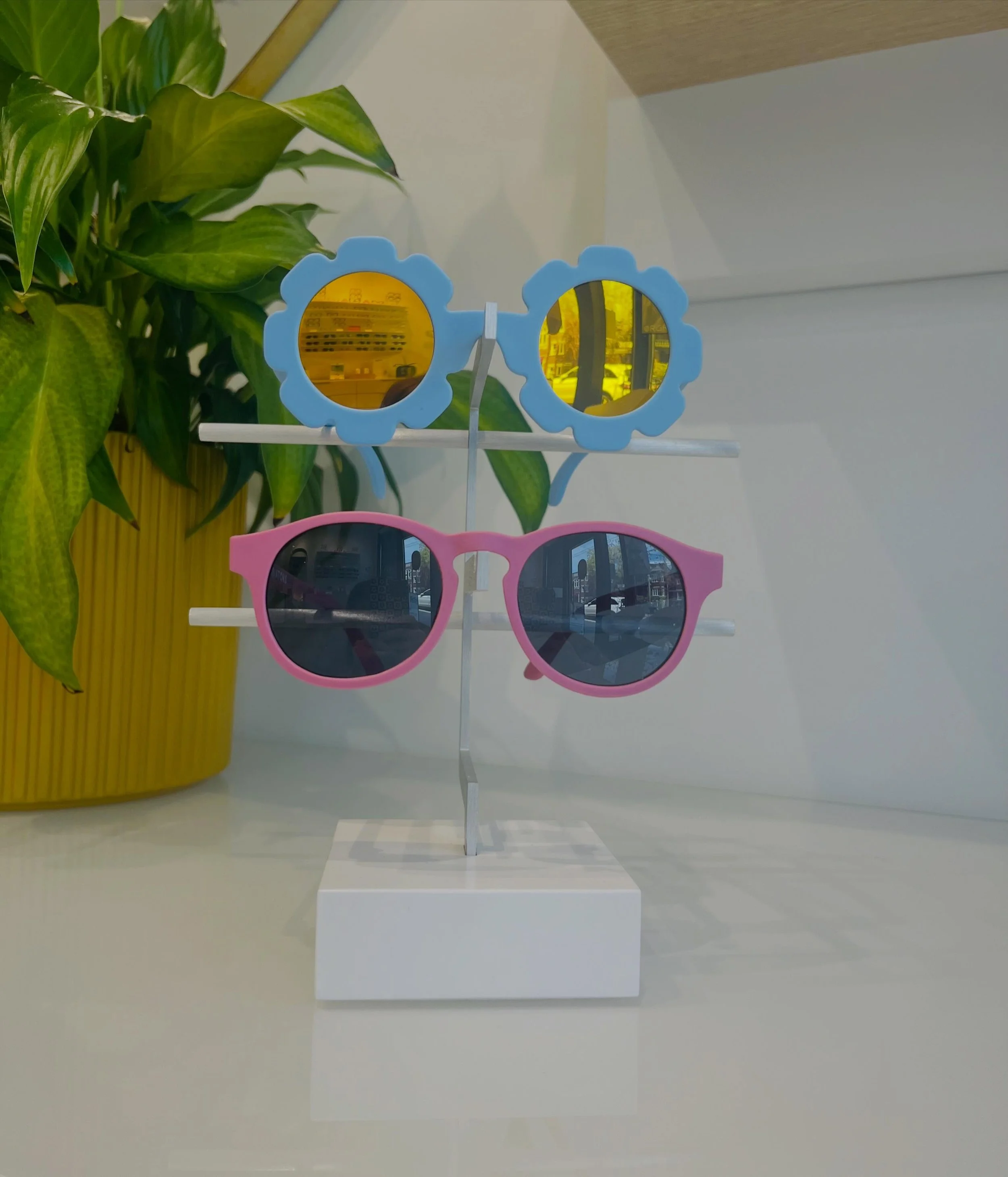 This week is Sun Awareness Week! ☀️

As the sun starts coming out more and more make sure the whole family is well equipped to protect their eyes from harmful UV rays! 

Wearing sunglasses like @babiators and @mauijim can help protect your eyes from 