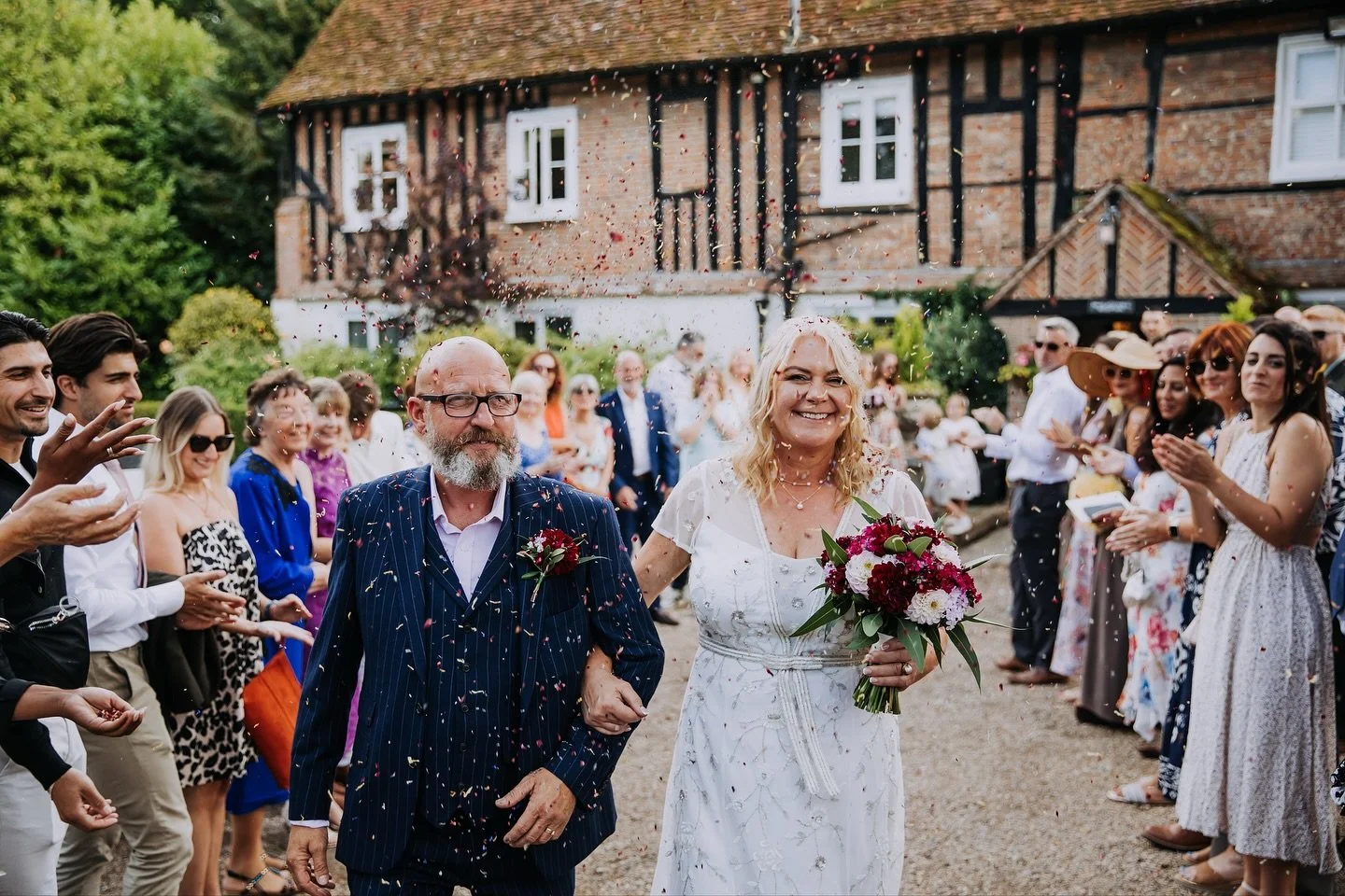 To celebrate finishing their gorgeous gallery, I wanted to share a handful more of their memories ❤️💍📸
Cathy & Nigel got married at the beautiful @newlandhall with all their friends and family. 
It was a celebration for them and I loved captu