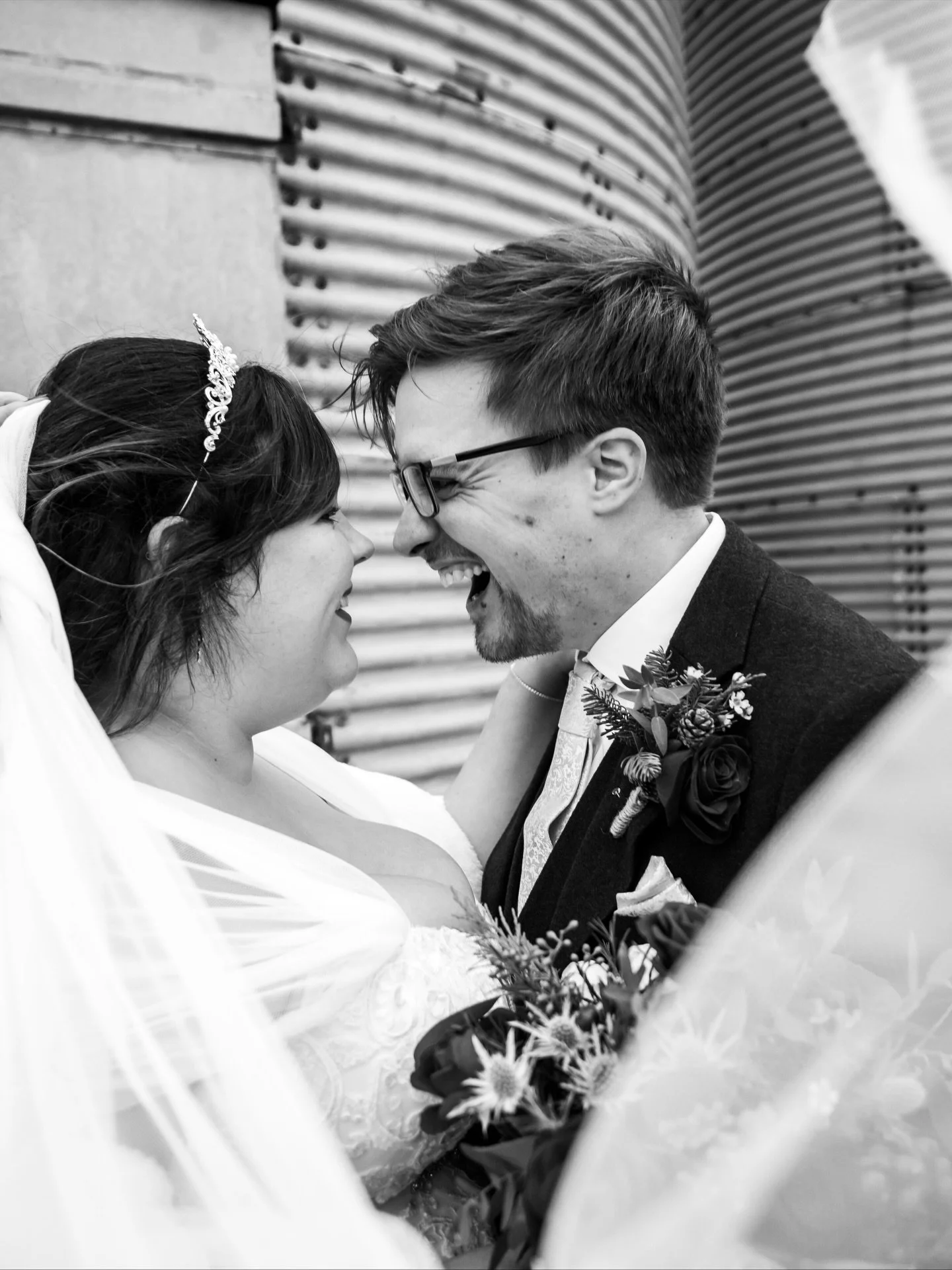 I loved everything about this festive wedding at @lodgefarmbarns for Emma &amp; Stefan 🎄❤️💍 

Imagine doing a first look with your partner and then walking into the ceremony together 🥹 I literally love the idea! 

It was the most magical day and r