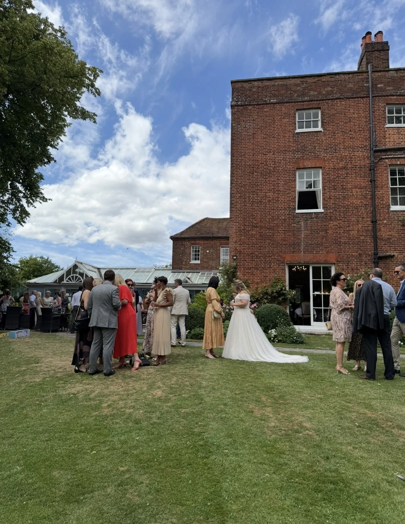 Essex wedding content creator capturing a wedding at Mulberry House Ongar