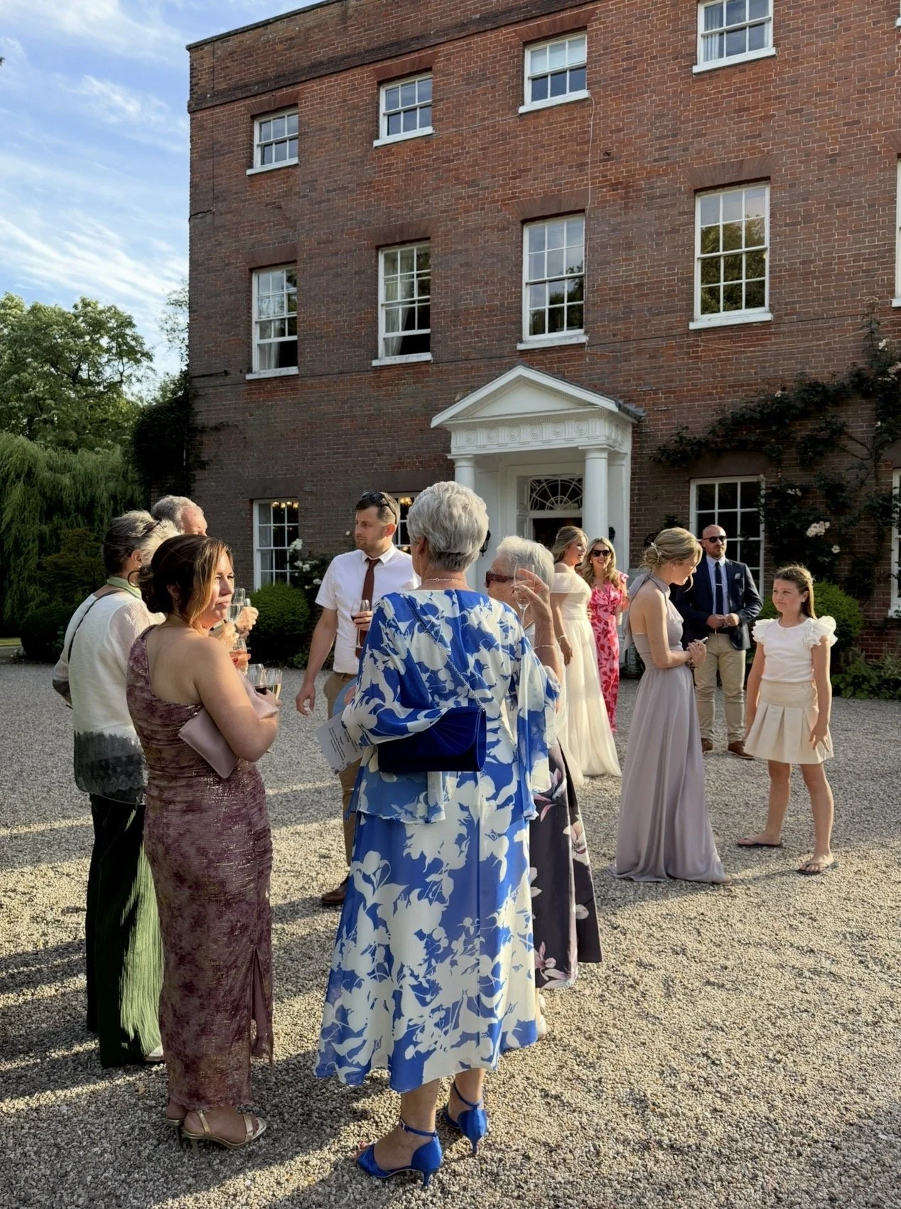 Essex wedding content creator capturing a wedding at Mulberry House Ongar