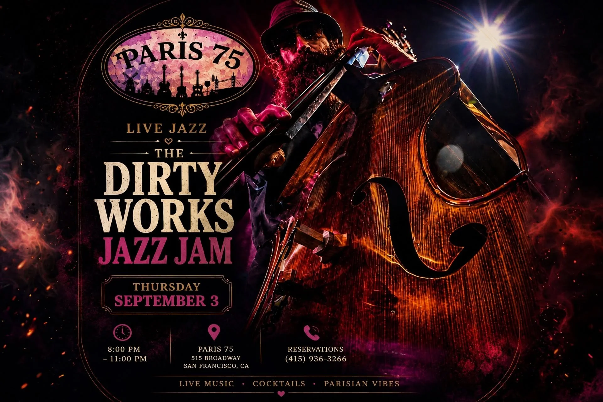🎷 THURSDAY NIGHTS SOUND BETTER AT PARIS 75.