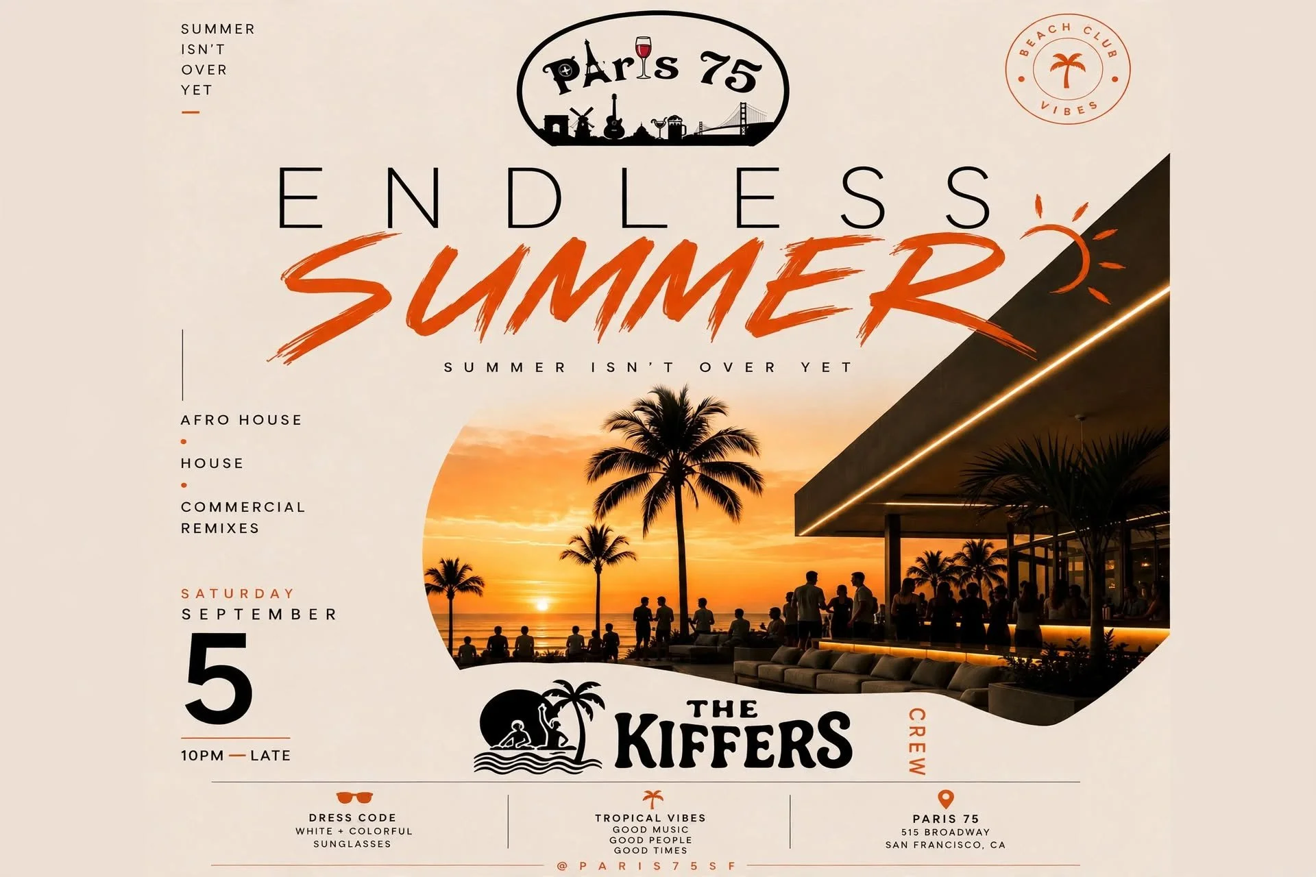 ☀️ ENDLESS SUMMER — PARIS 75 🌴