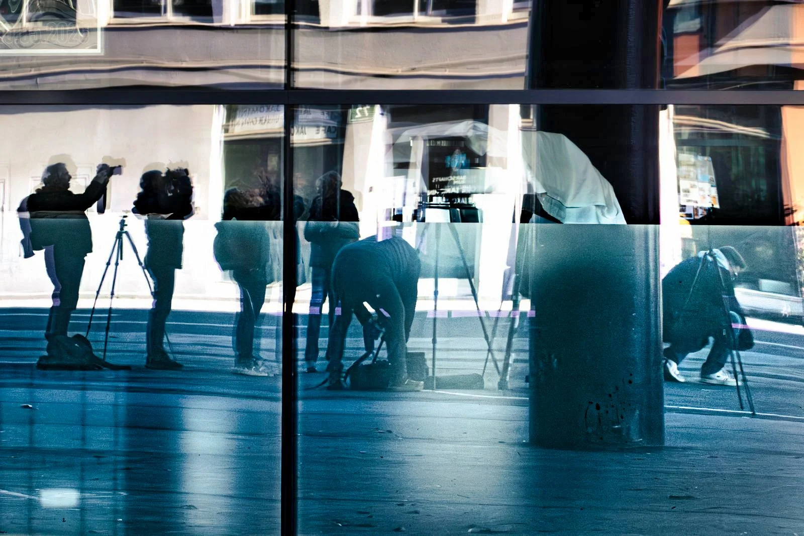 "Lines & Light" - bei der Arbeit