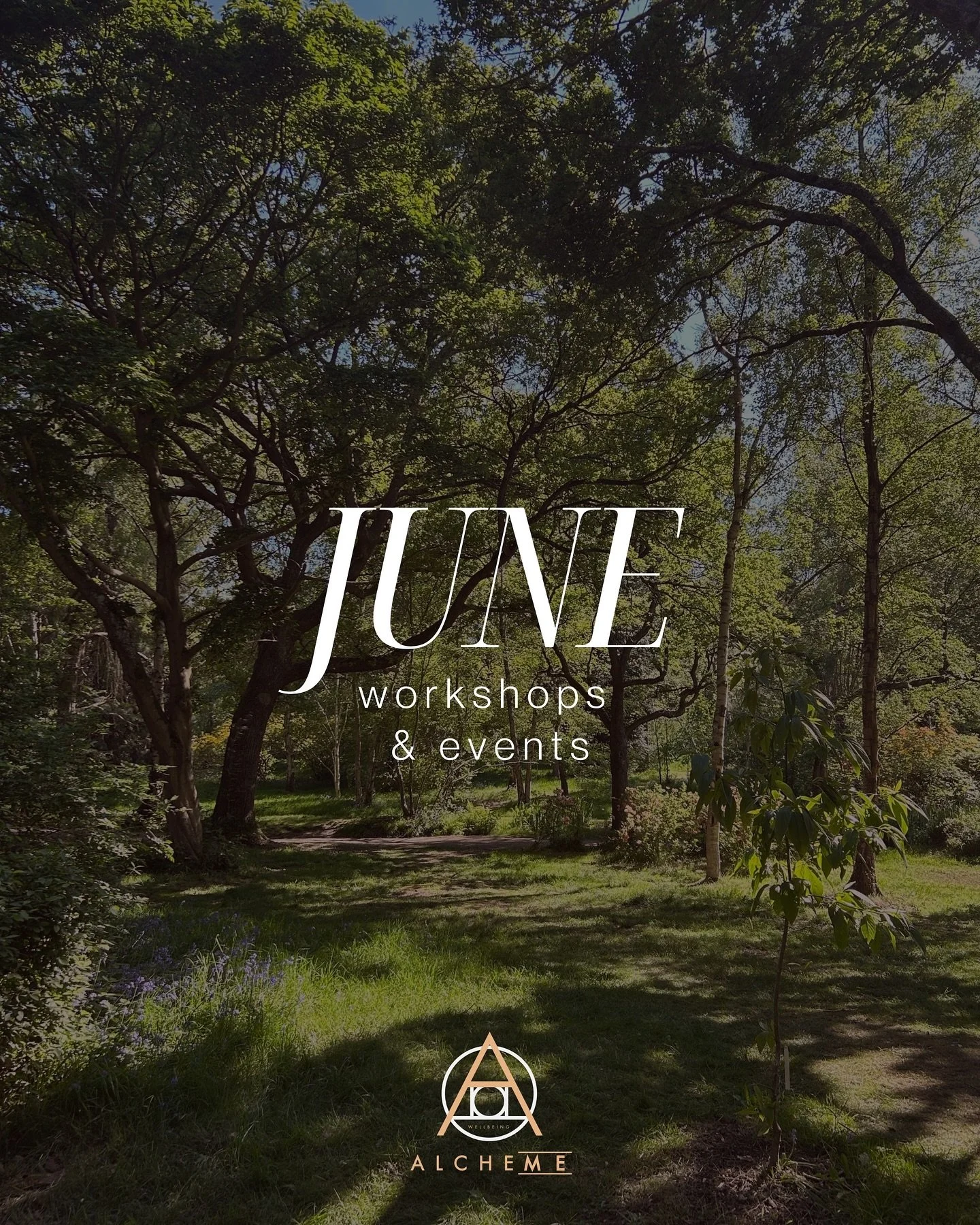 🌱June at Alcheme🌱

New month and new energy as summer approaches for real! Here are all the upcoming workshops and events, great opportunities to take some time for yourself and join empowering practices🌞 Read more and book through alcheme.co.uk/t