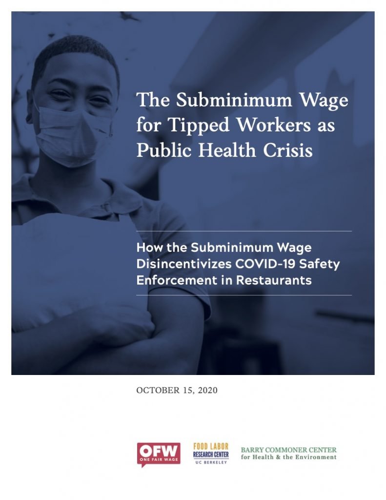 The Subminimum Wage for Tipped Workers as Public Health Crisis