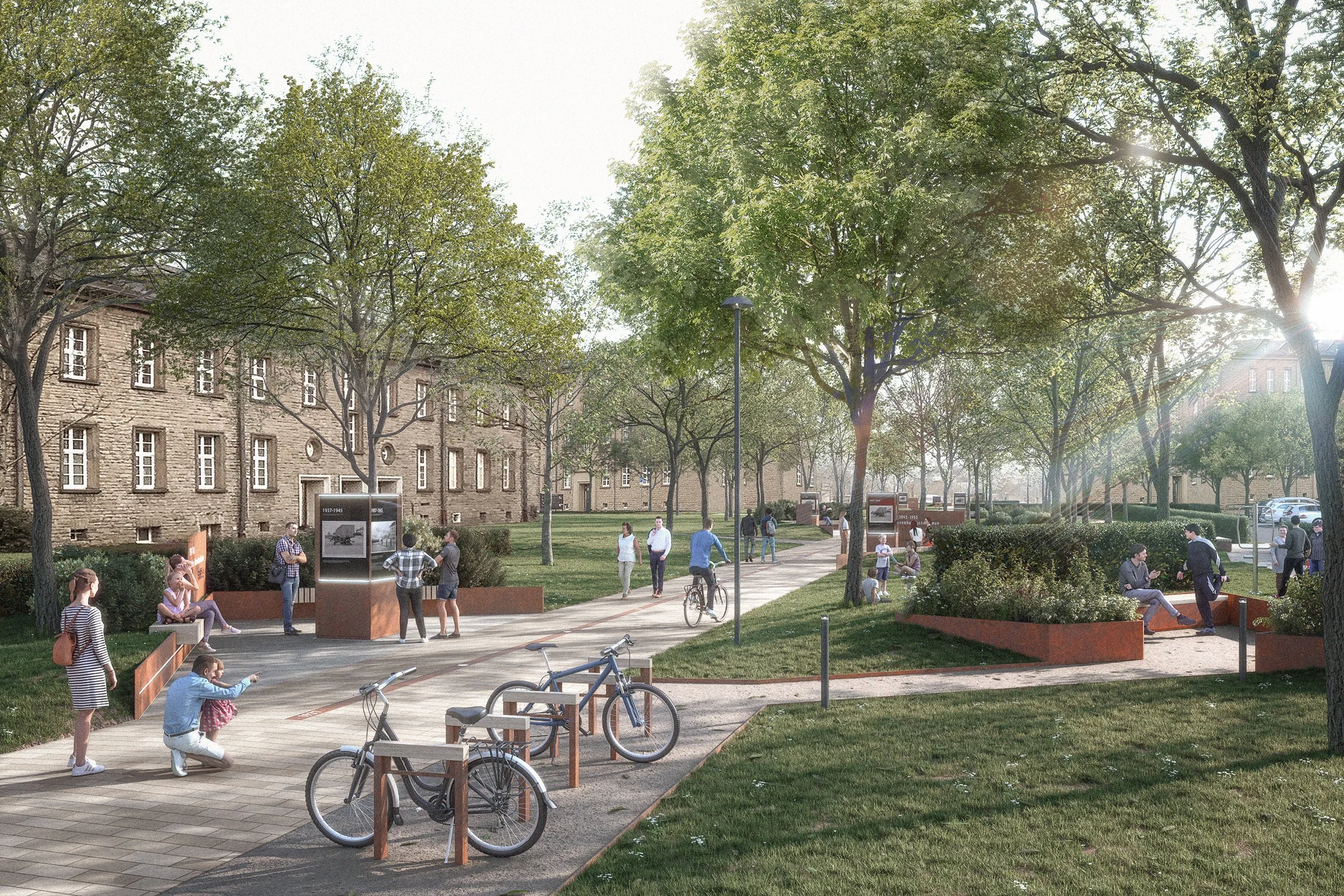 Landschaftsarchitektur - Umgestaltung Umfeld Robert-Schuman-Platz Bitburg