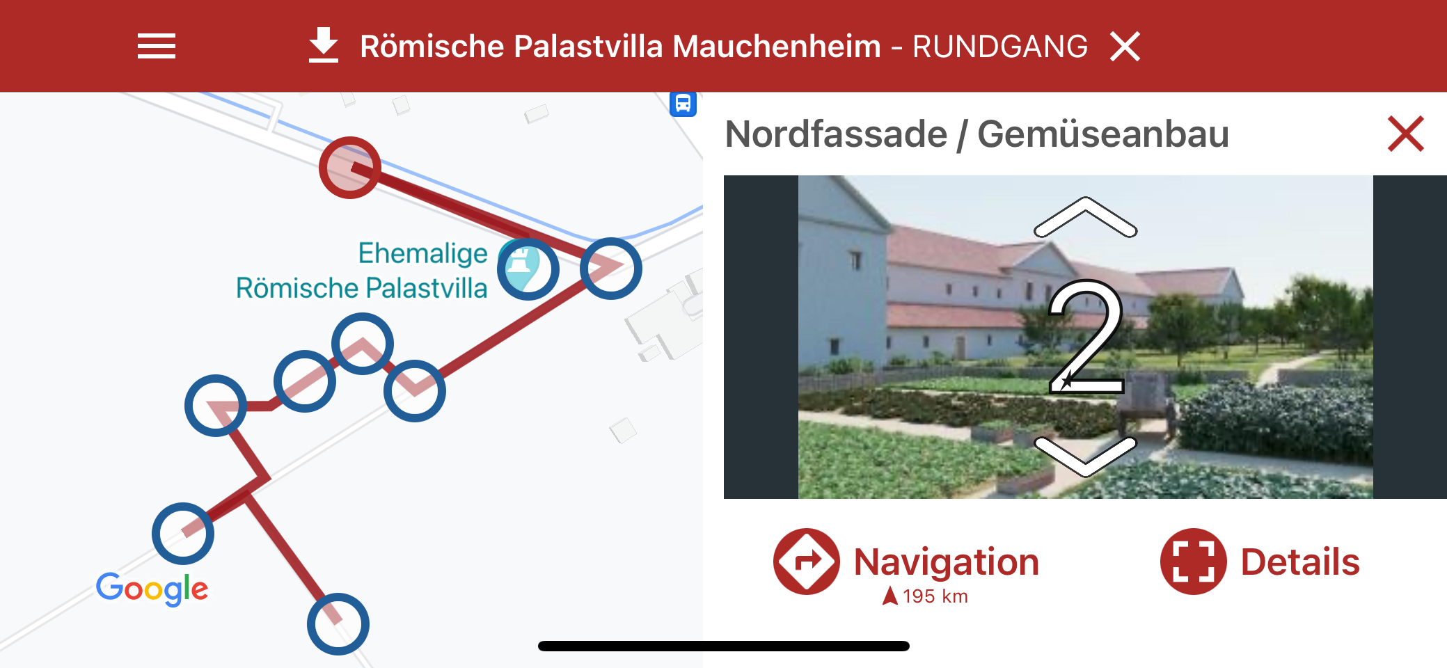 Smartphone-App Palastvilla Mauchenheim