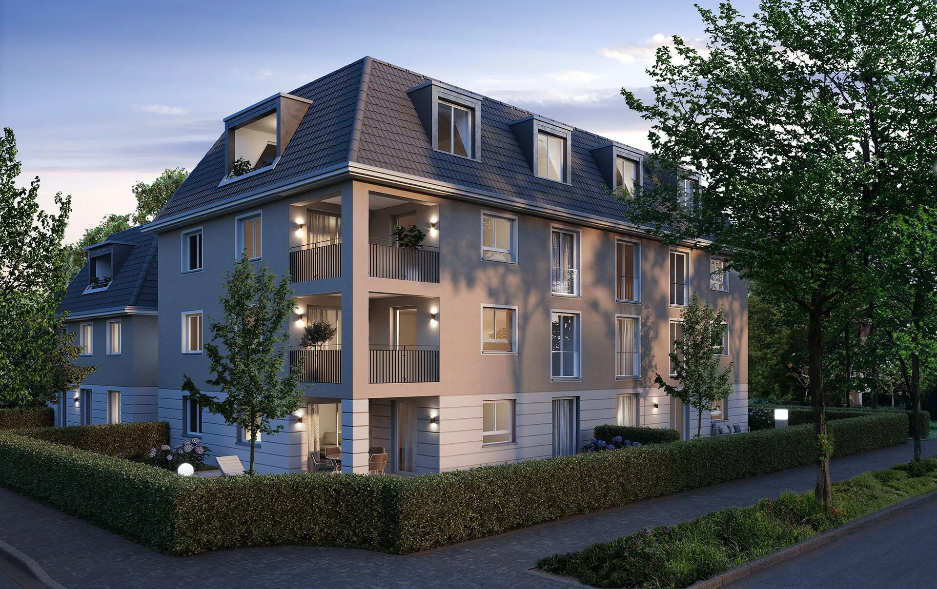 Architekturvisualisierung - Immobilienvisualisierung Okenstrasse Freiburg