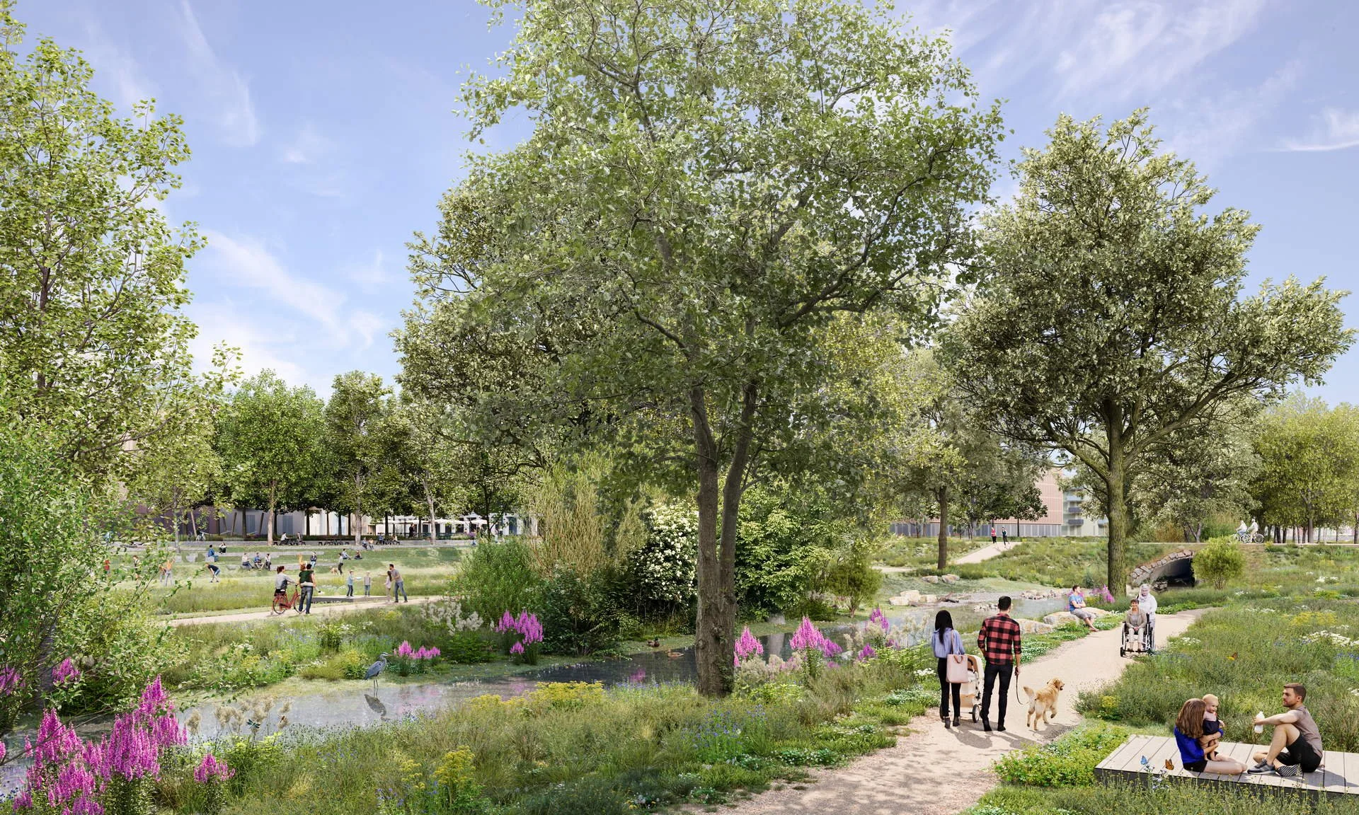 Gestaltungskonzept Landschaftspark Dietenbachaue 