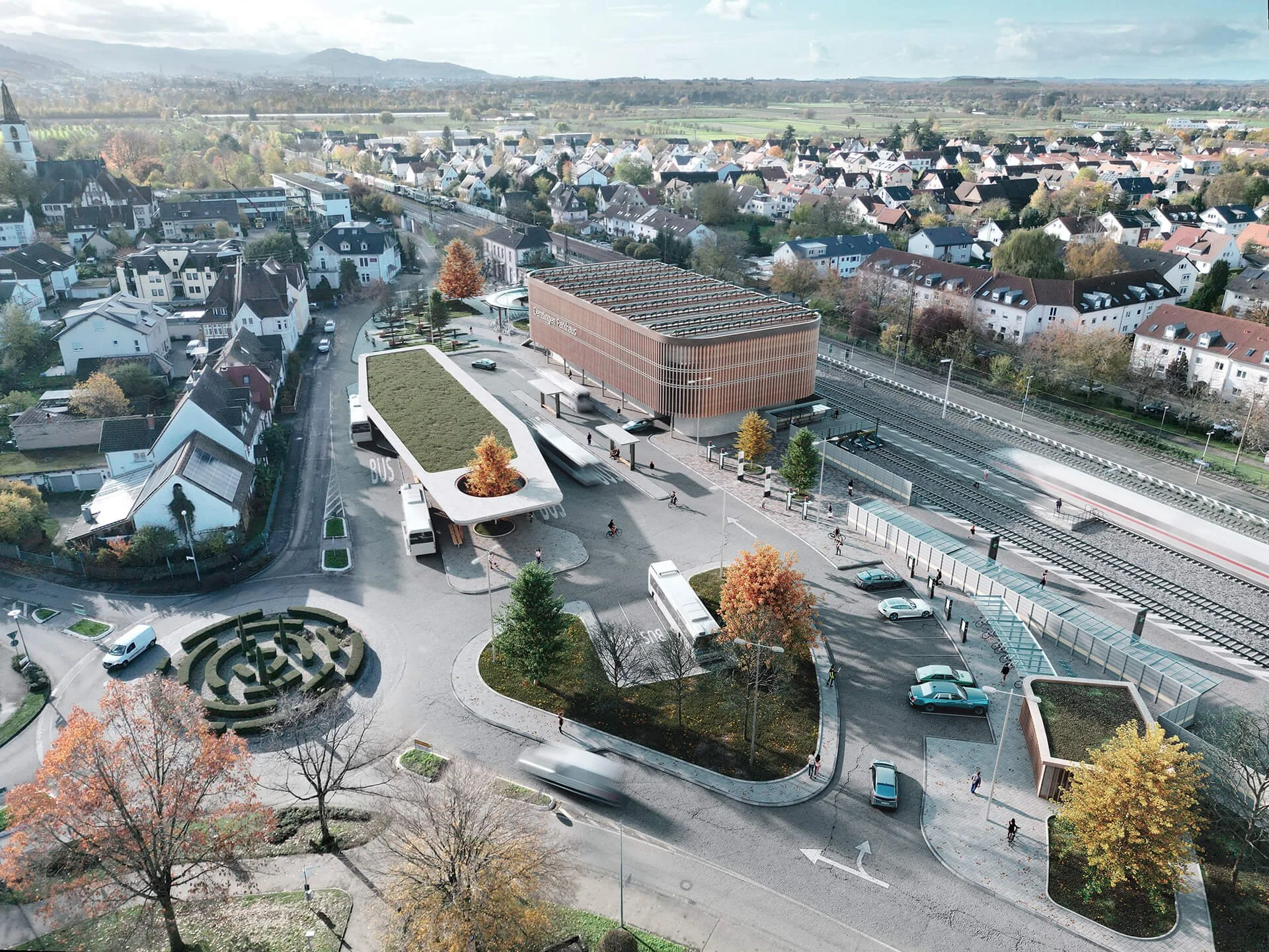 Infrastrukturvisualisierung - Bahnhof Denzlingen - Bauamt Gemeinde Denzlingen