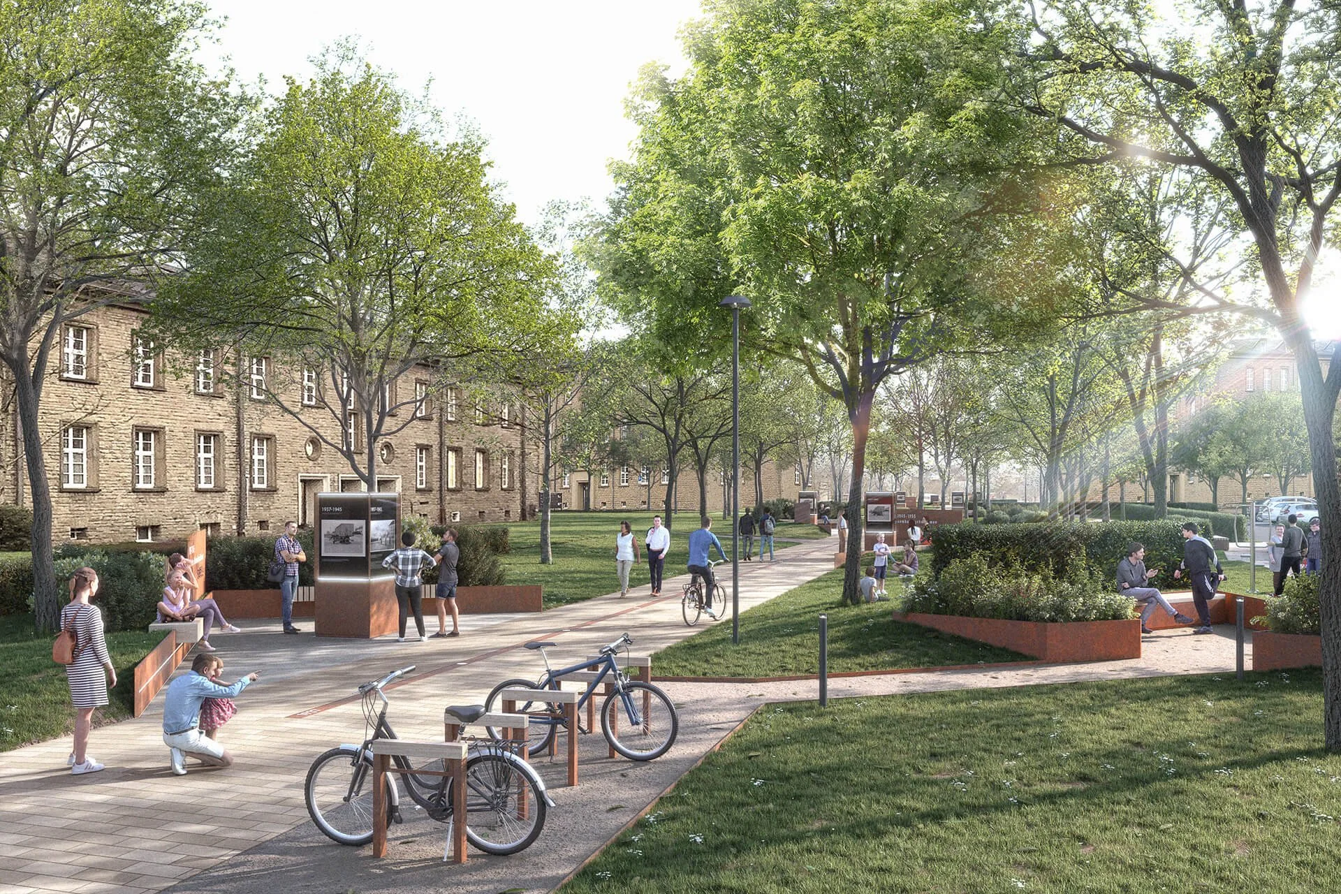 Landschaftsarchitektur - Umgestaltung Umfeld Robert-Schuman-Platz Bitburg