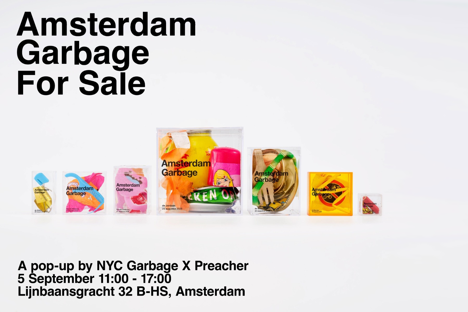 Cult art project NYC Garbage launches first international pop-up in Amsterdam