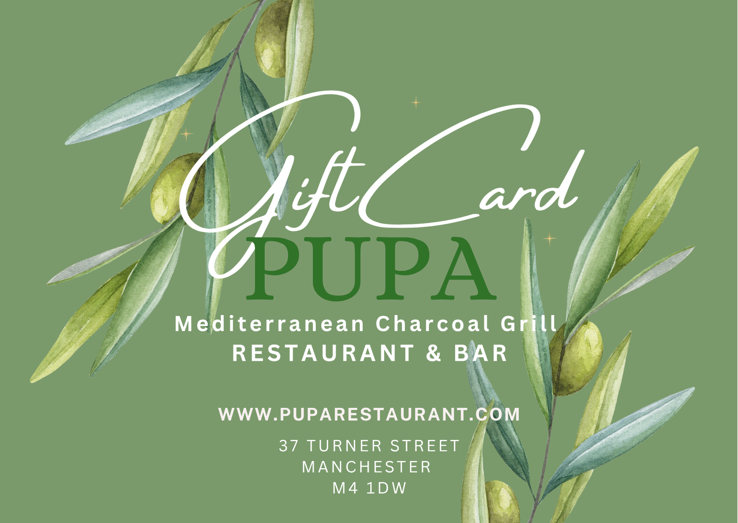 GIFT CARD  from £25