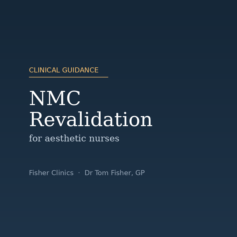 NMC Revalidation for Aesthetic Nurses: The Complete Guide