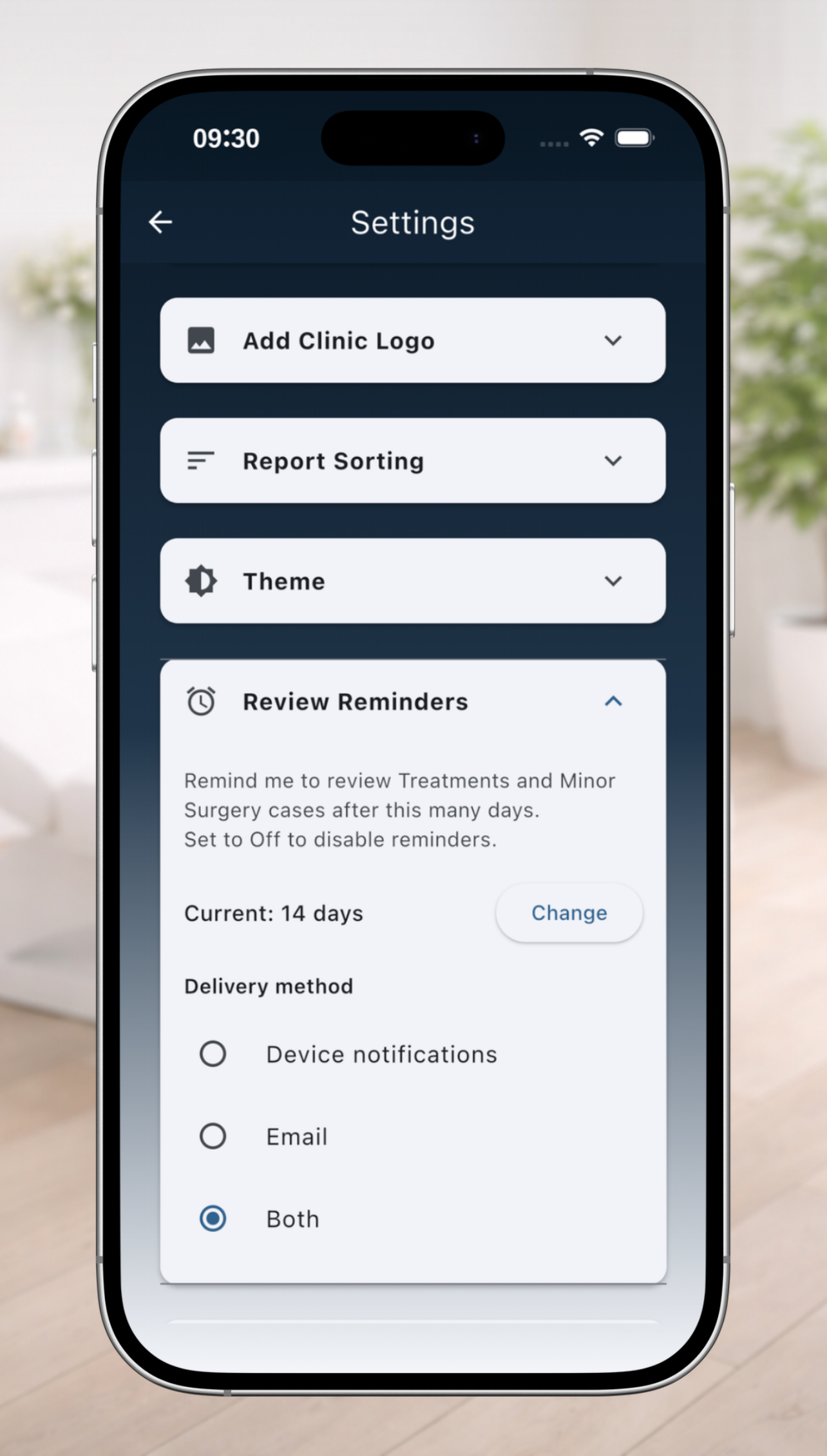 Schedule case reviews and get reminded automatically - so no case is missed