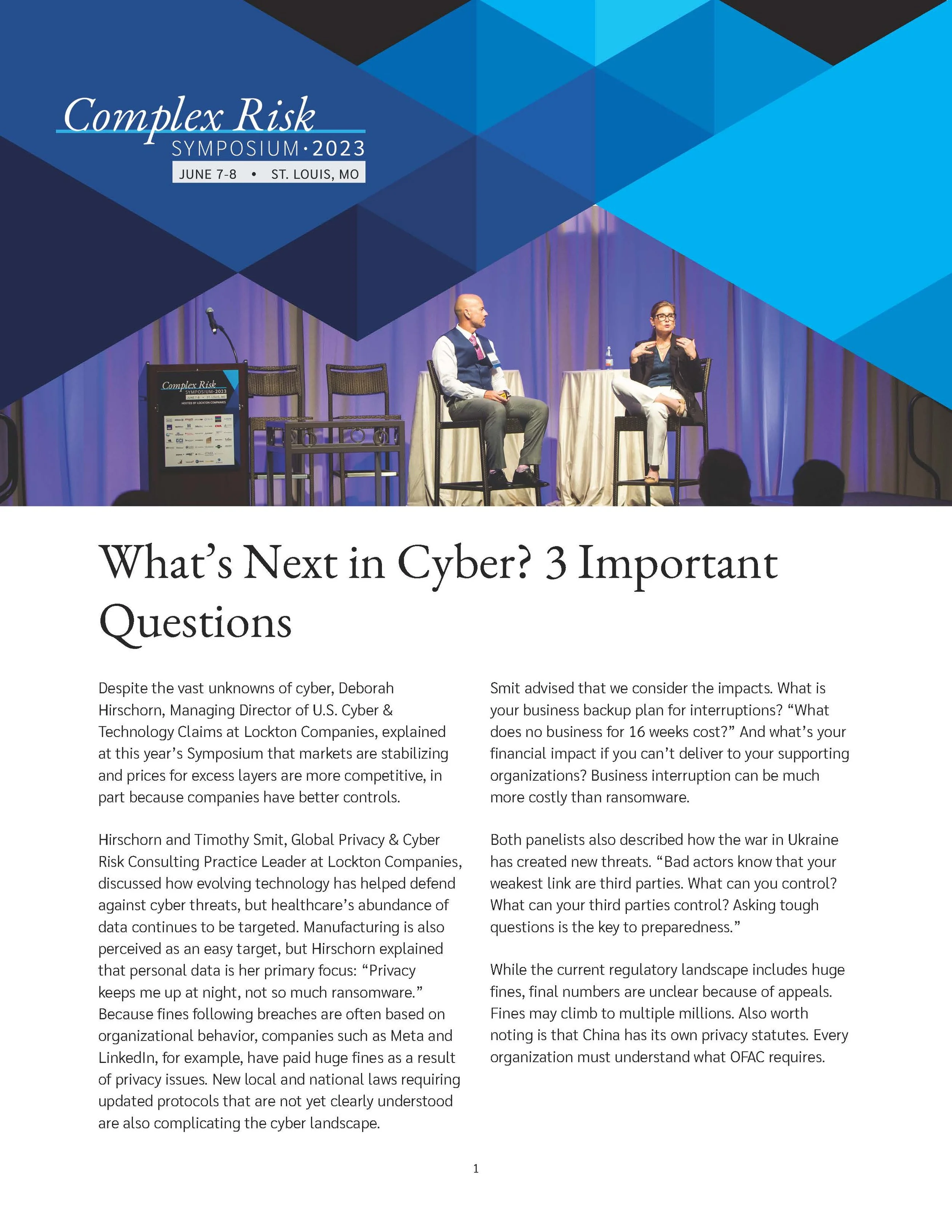 Risk Resources — ComplexRiskSymposium.com