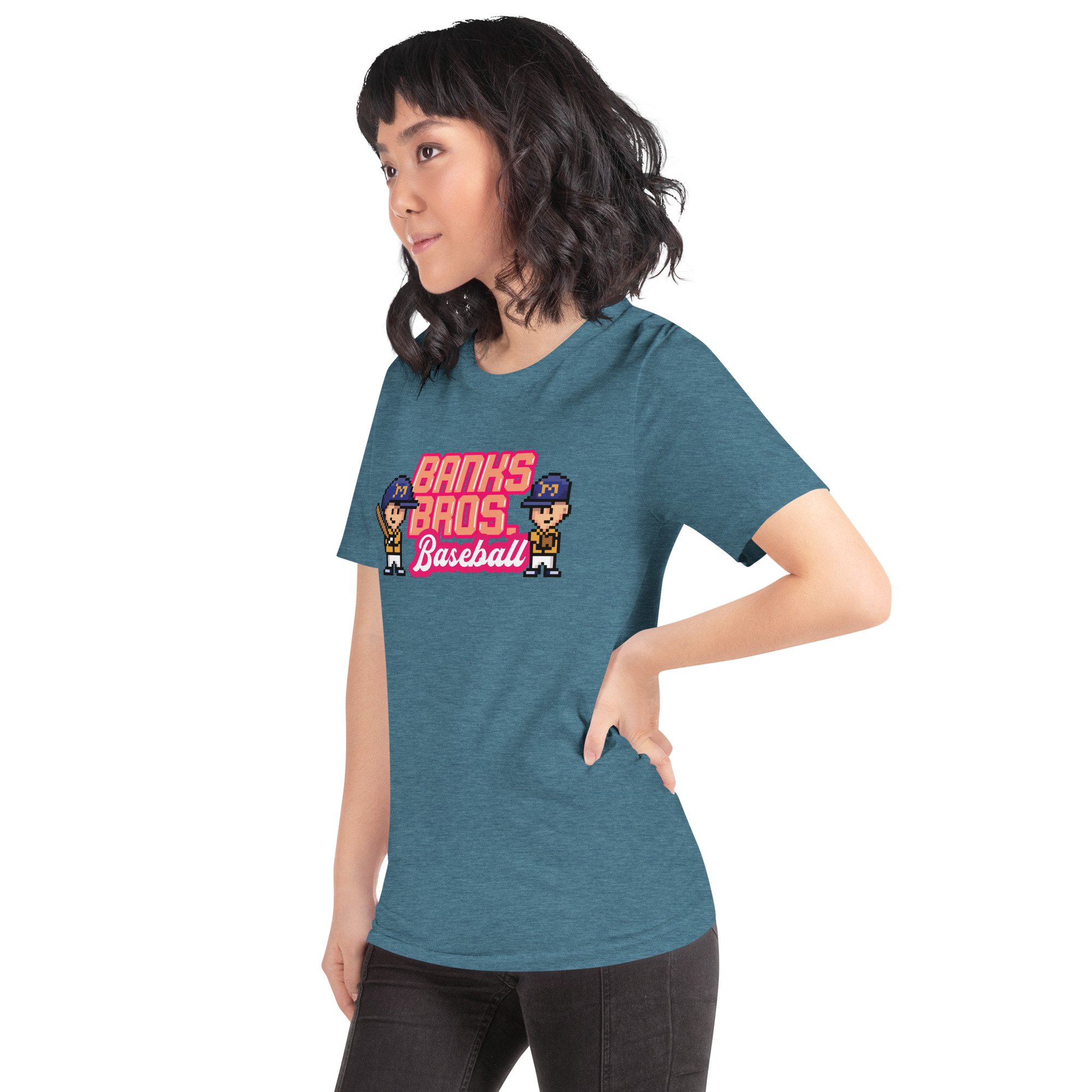 unisex-staple-t-shirt-heather-deep-teal-left-front-63addec630a7b.jpg
