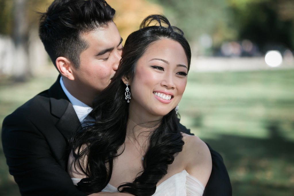 engagement photo shoot in woods chicago wedding videographer near me in chicago