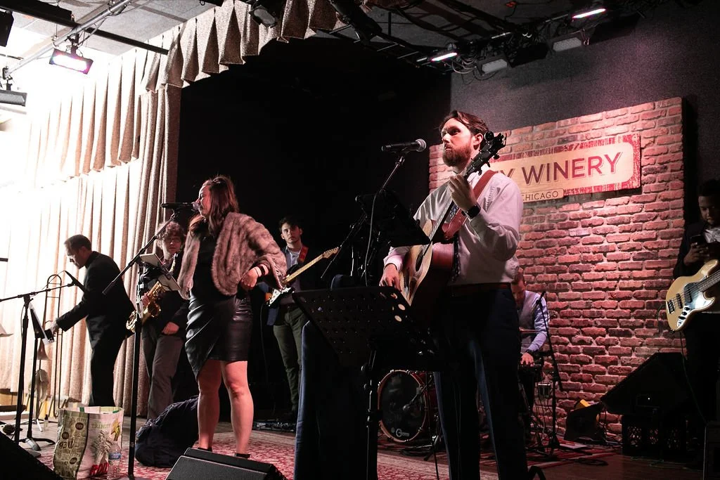 Chicago City Winery reception band photography