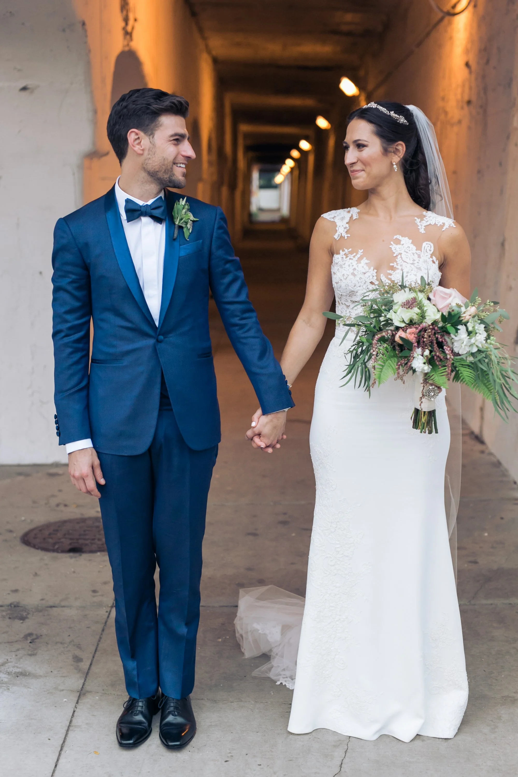bride and groom portrait Chicago wedding photographer in Chicago wedding