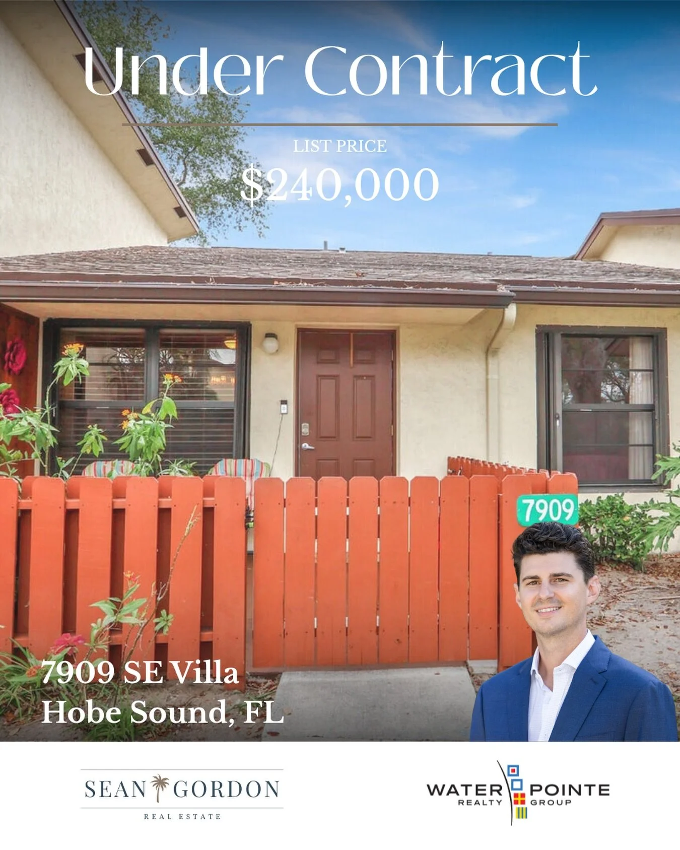 Under Contract 

7909 SE Villa 
Hobe Sound

-2 Bedroom 
-2 Bathroom 
-1,026 sqft 
-Impact Windows 

Listed at $240,000

.
.
.
#hobesoundfl #jupiterrealtor
